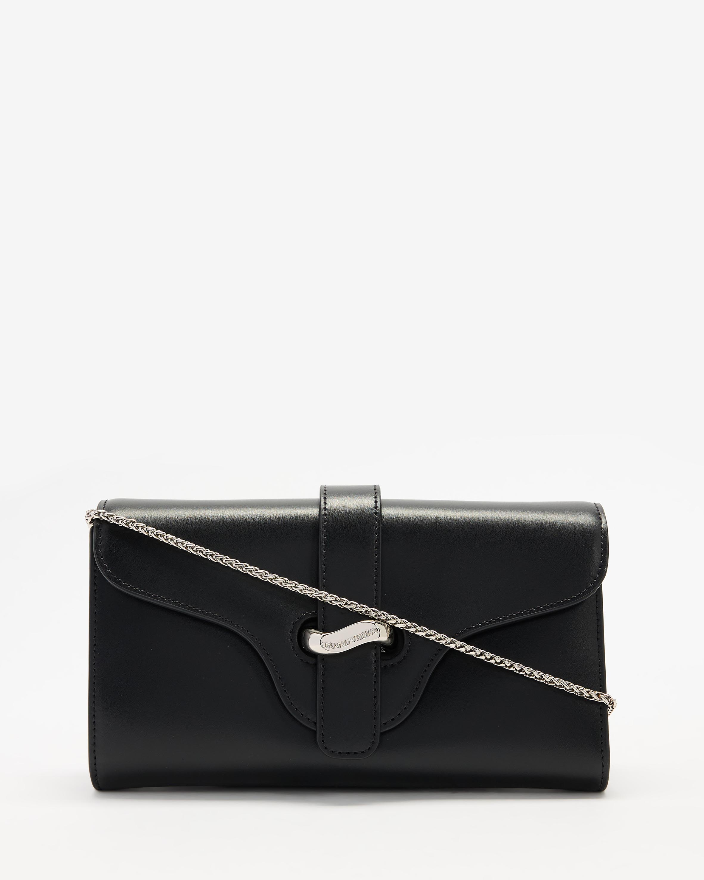 Wallet On Chain Plain Leather
