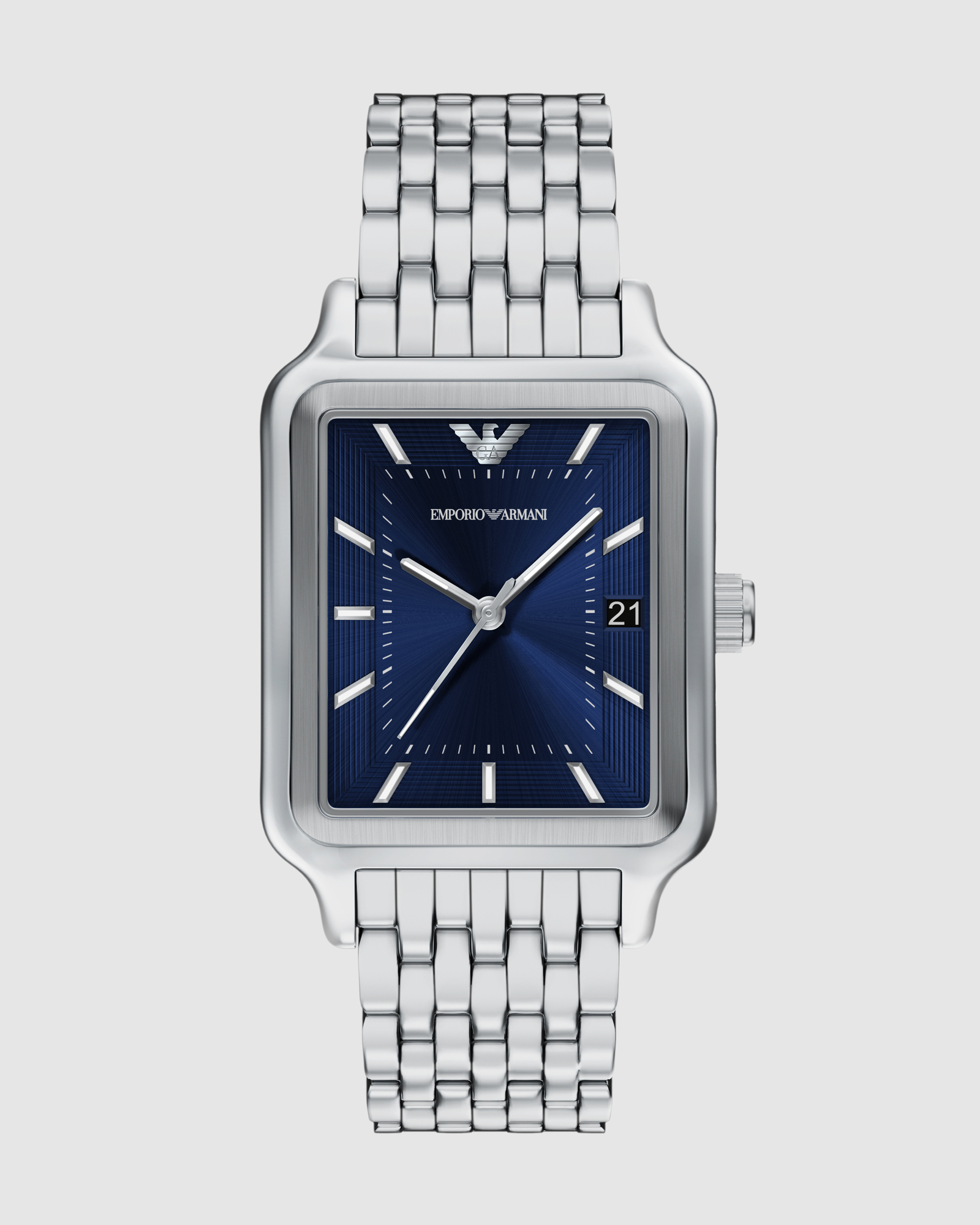 Silver Tone Analogue Watch