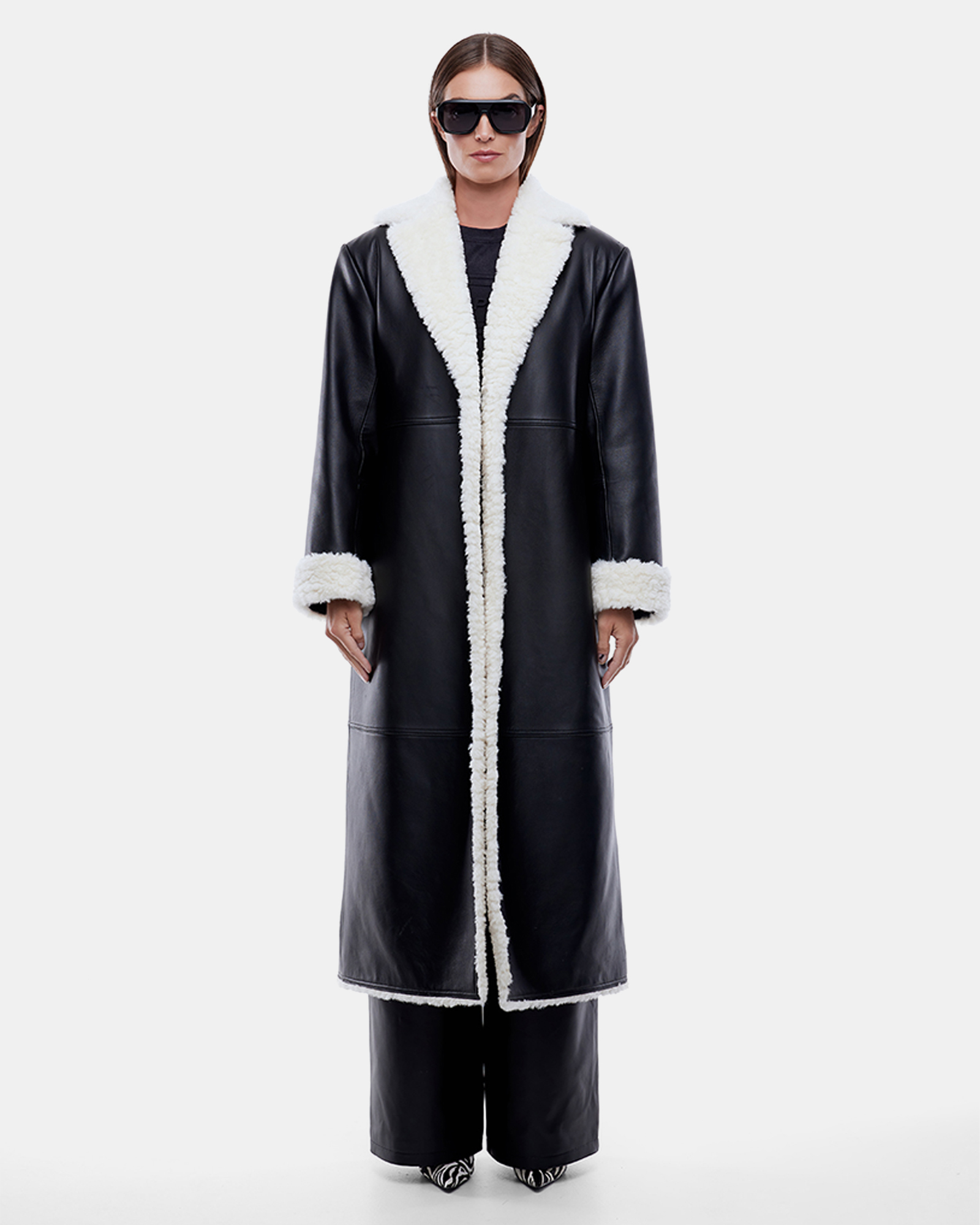 Jamie Leather Coat