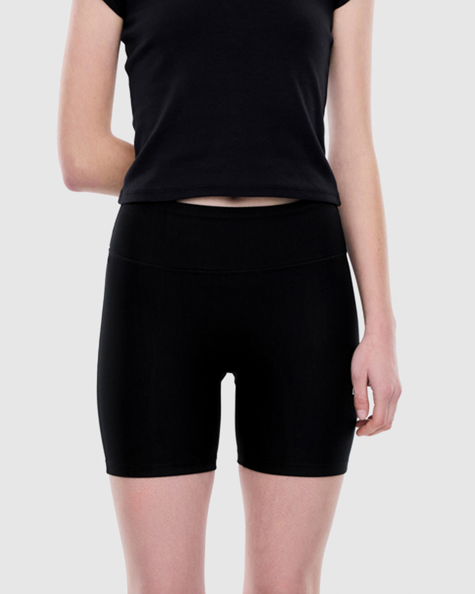 Athleisure Rib Bike Shorts