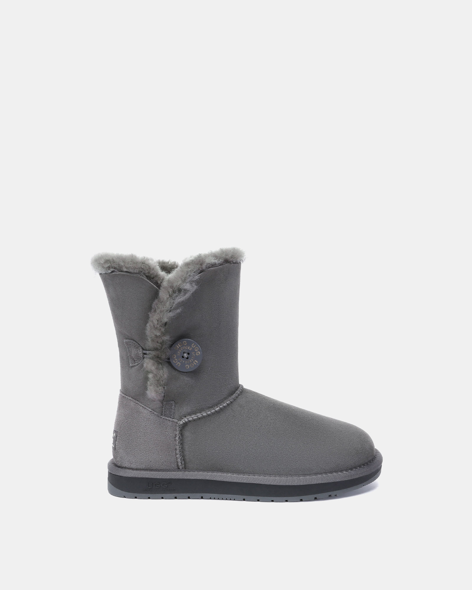 Australian Shepherd Ugg Short Button Sheepskin Upper UGG Boots