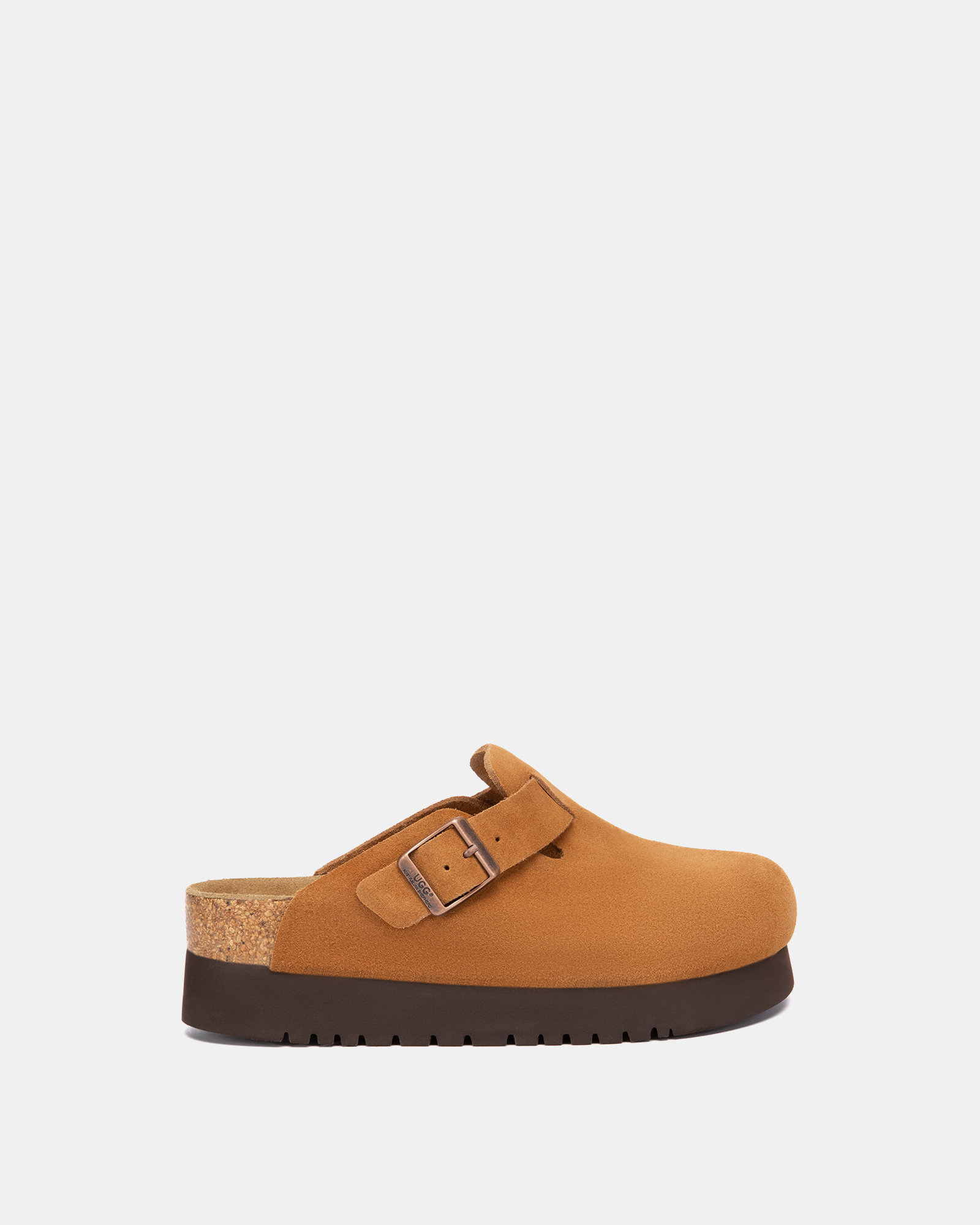 Australian Shepherd Ugg Berrin Platform Cow Suede Upper Loafer Oxfords Flats