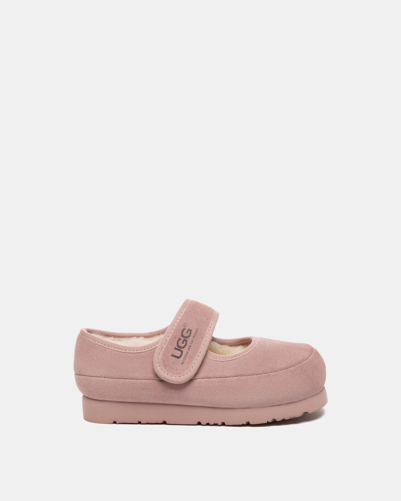 Australian Shepherd Ugg Millie Kids Cow Suede Upper Loafer Oxfords Flats