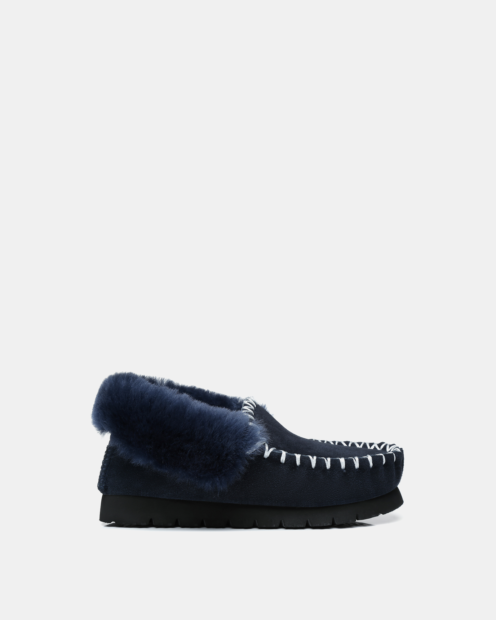 Australian Shepherd Ugg Popo Moccasins Cow Suede Upper Moccasins