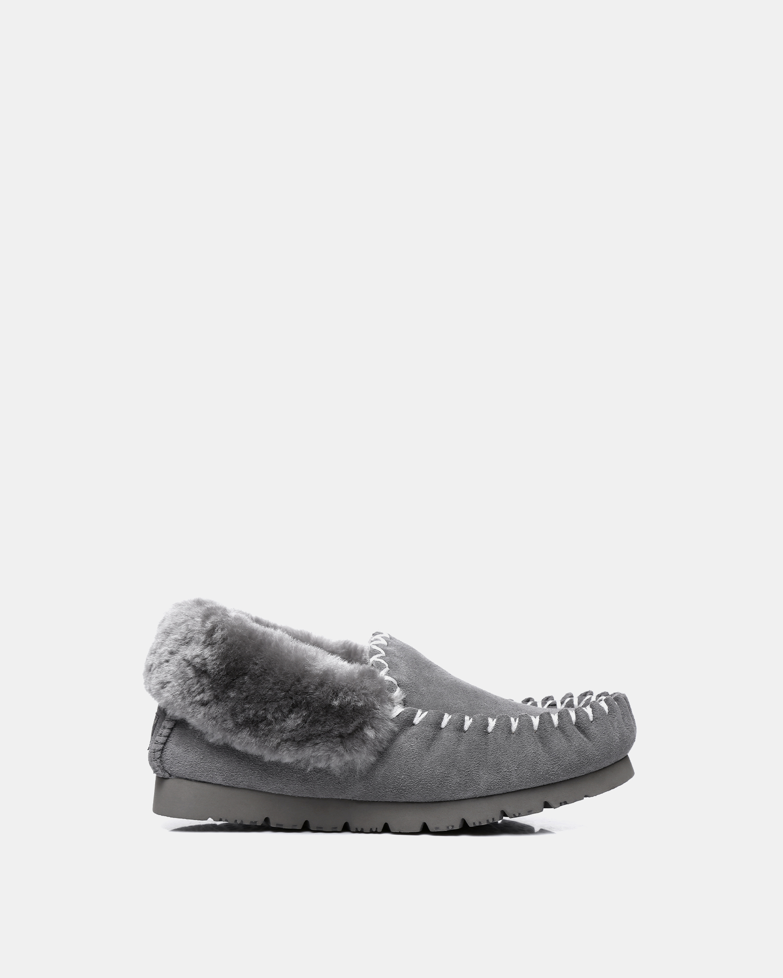 Australian Shepherd Ugg Popo Moccasins Cow Suede Upper Moccasins
