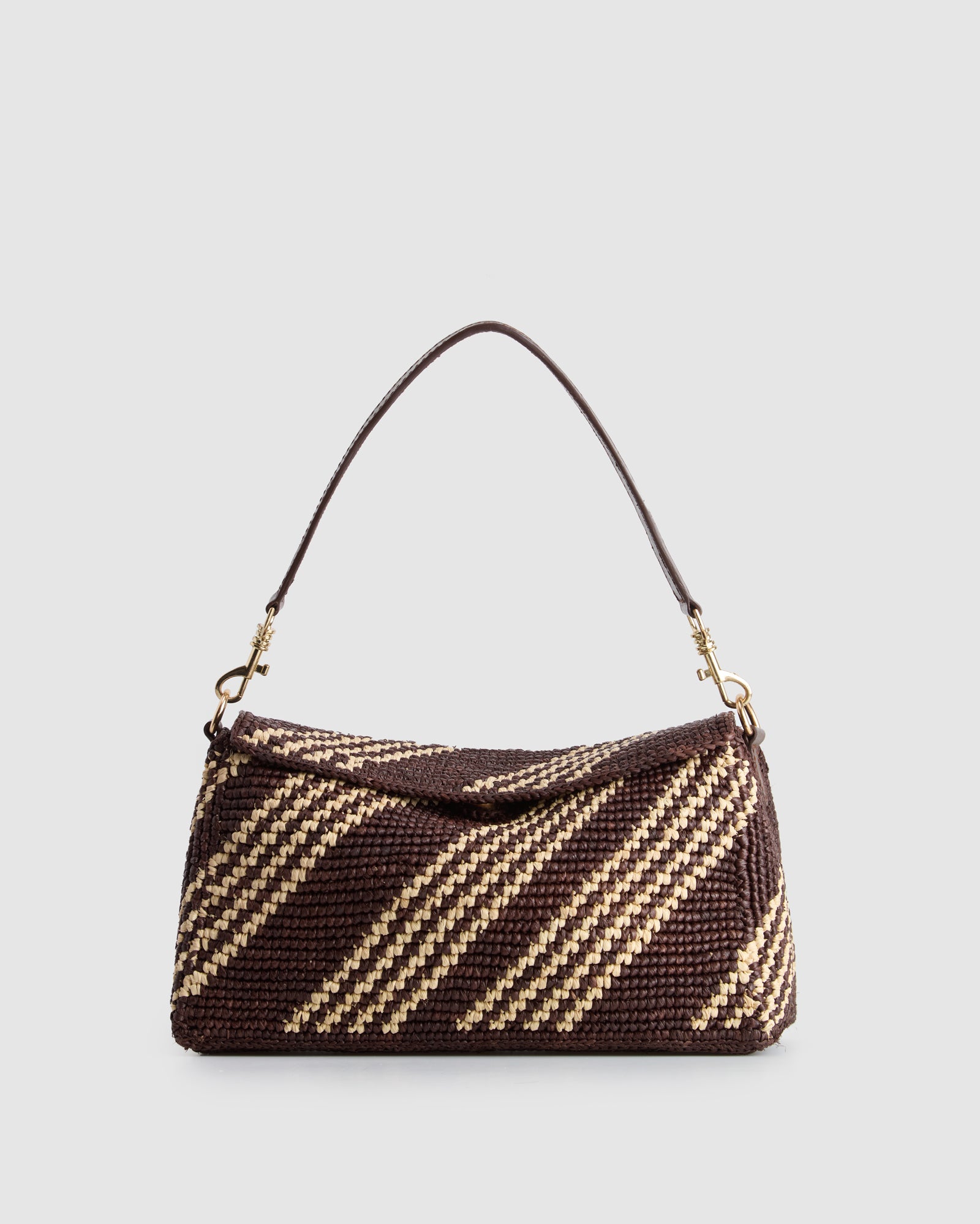 Clara Small Raffia Shoulder Bag