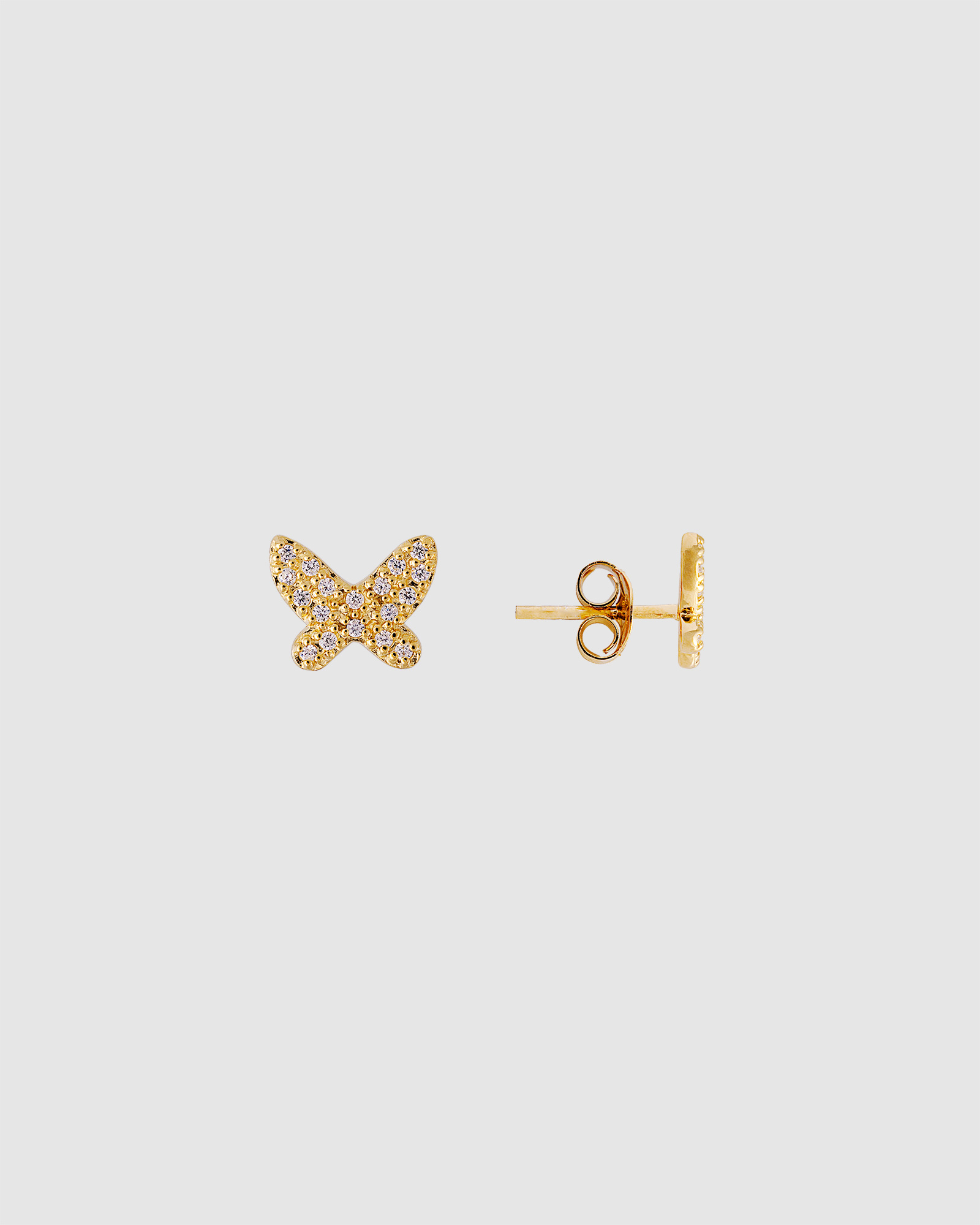 Butterfly Pave Studs