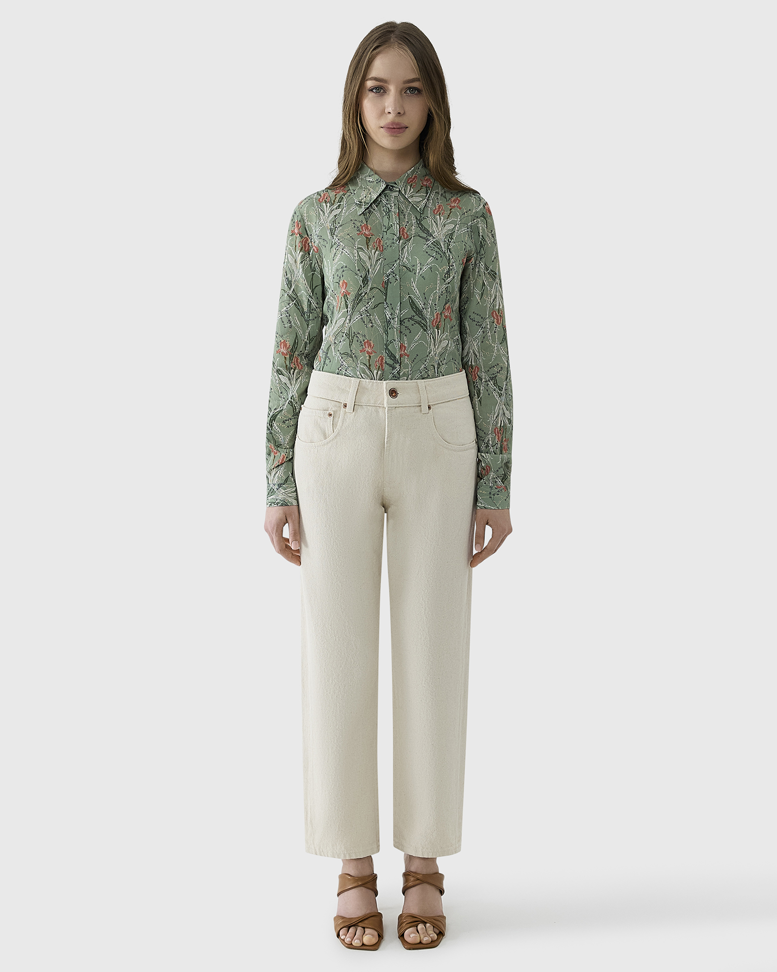 Summer Print Natalie Shirt