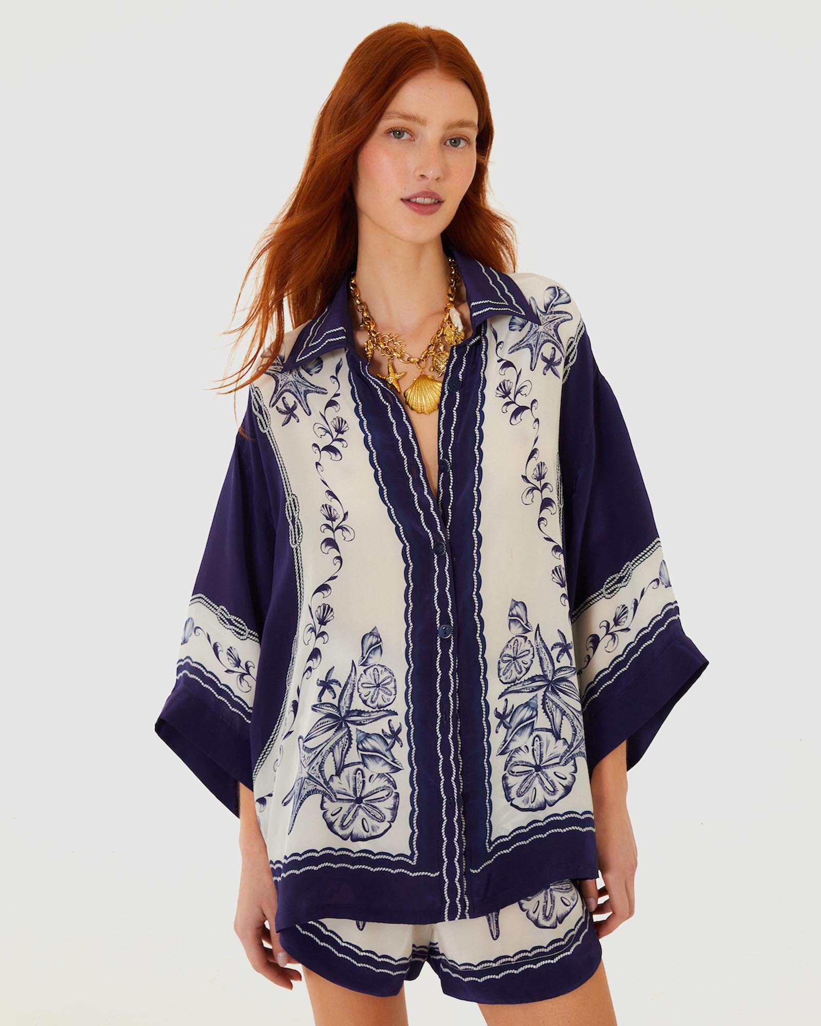 Coast Scarf Off-White Shirt