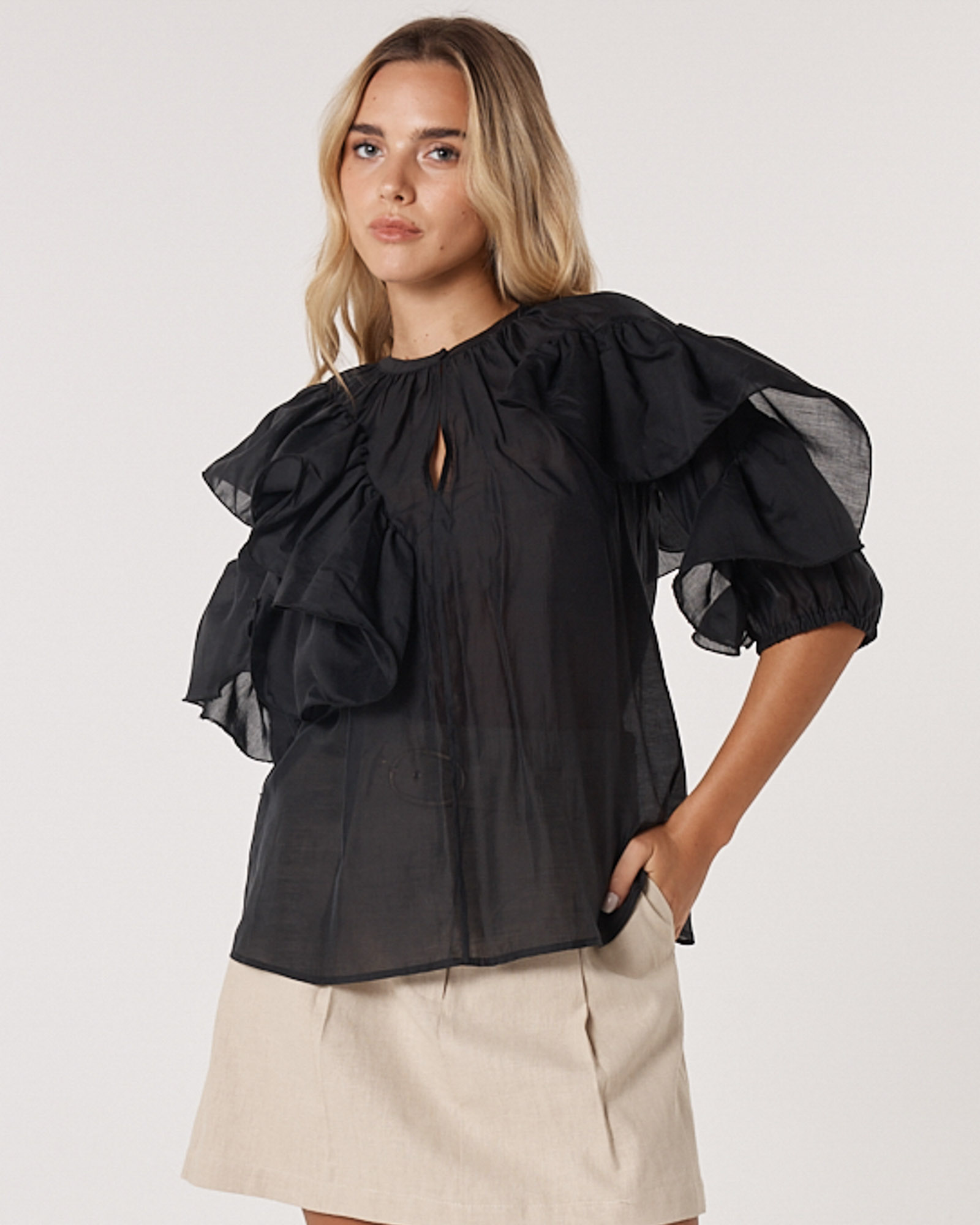 Celeste Ruffled Blouse