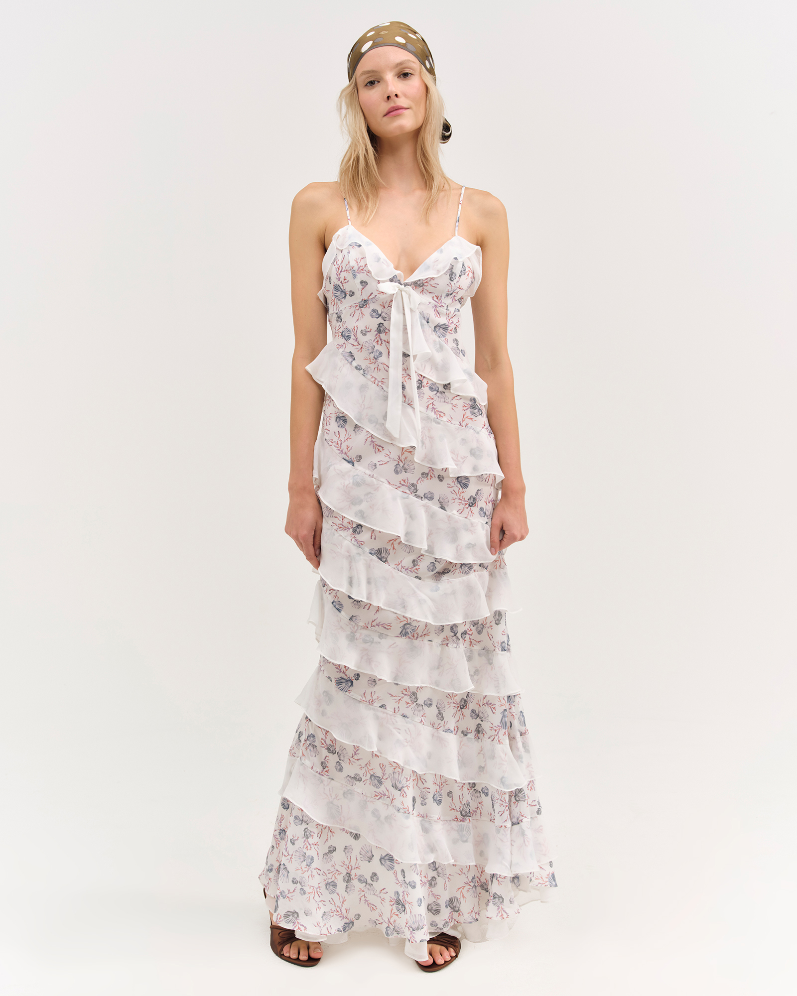 Debby Ruffled Maxi Dress