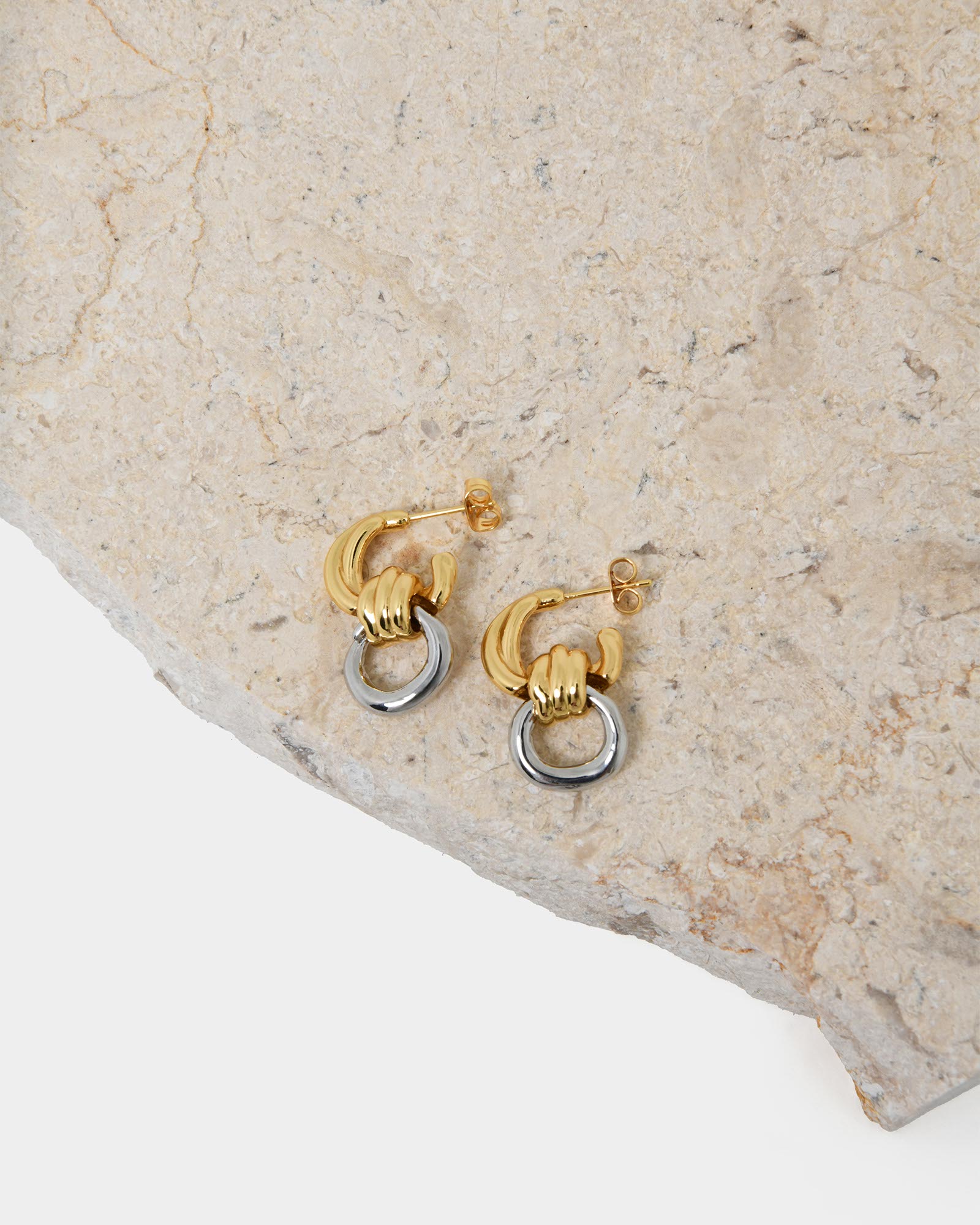 Samra Two Tone Earrings
