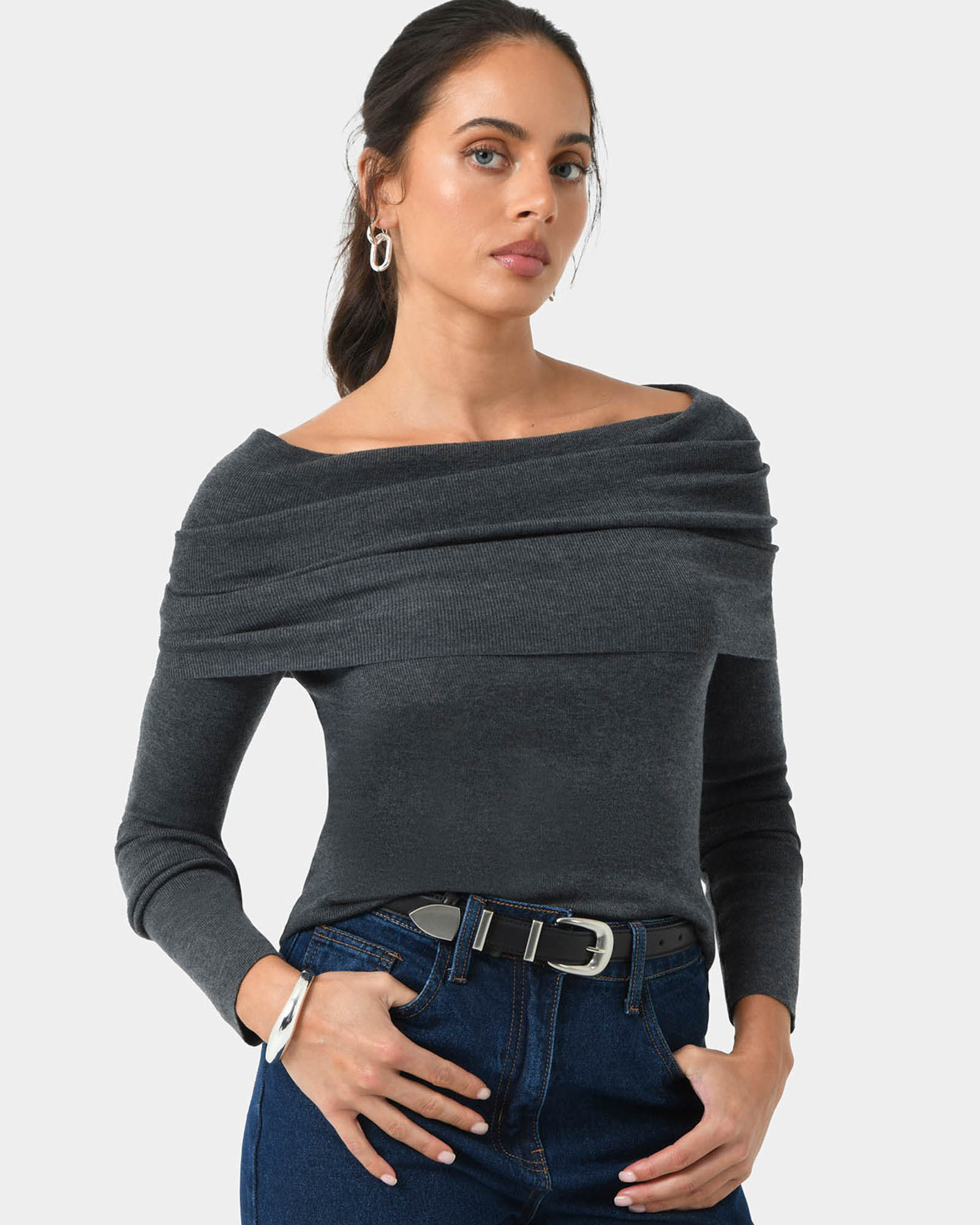 Ally Off-Shoulder Knit