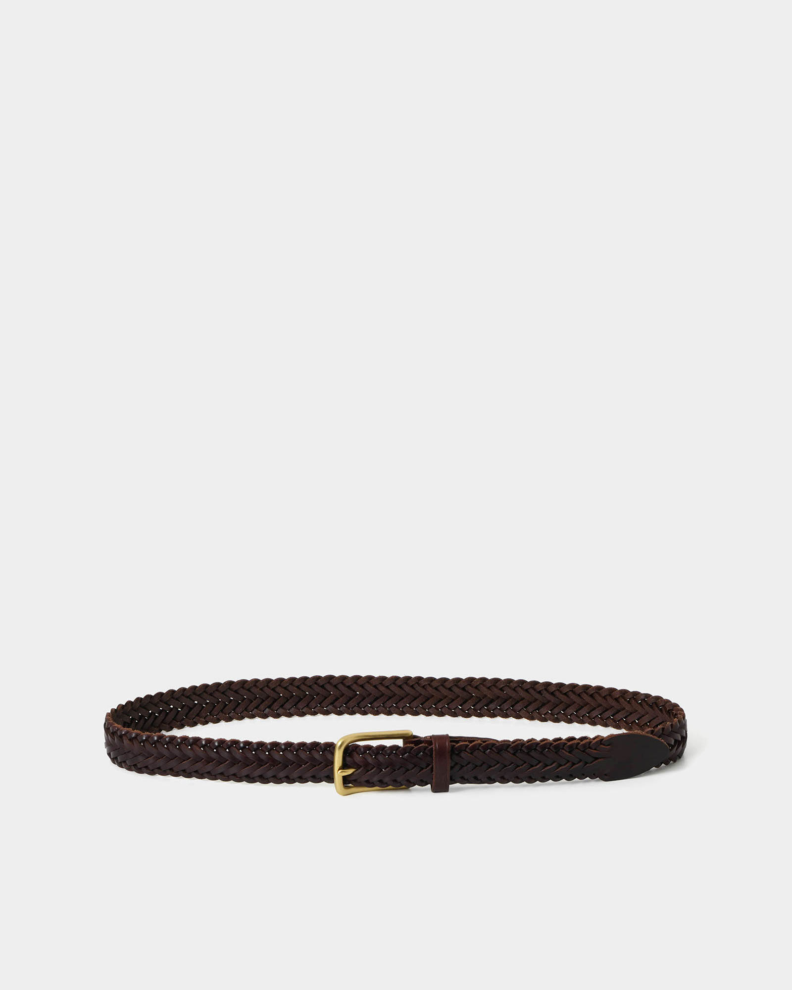 Alexandra Woven Leather Belt