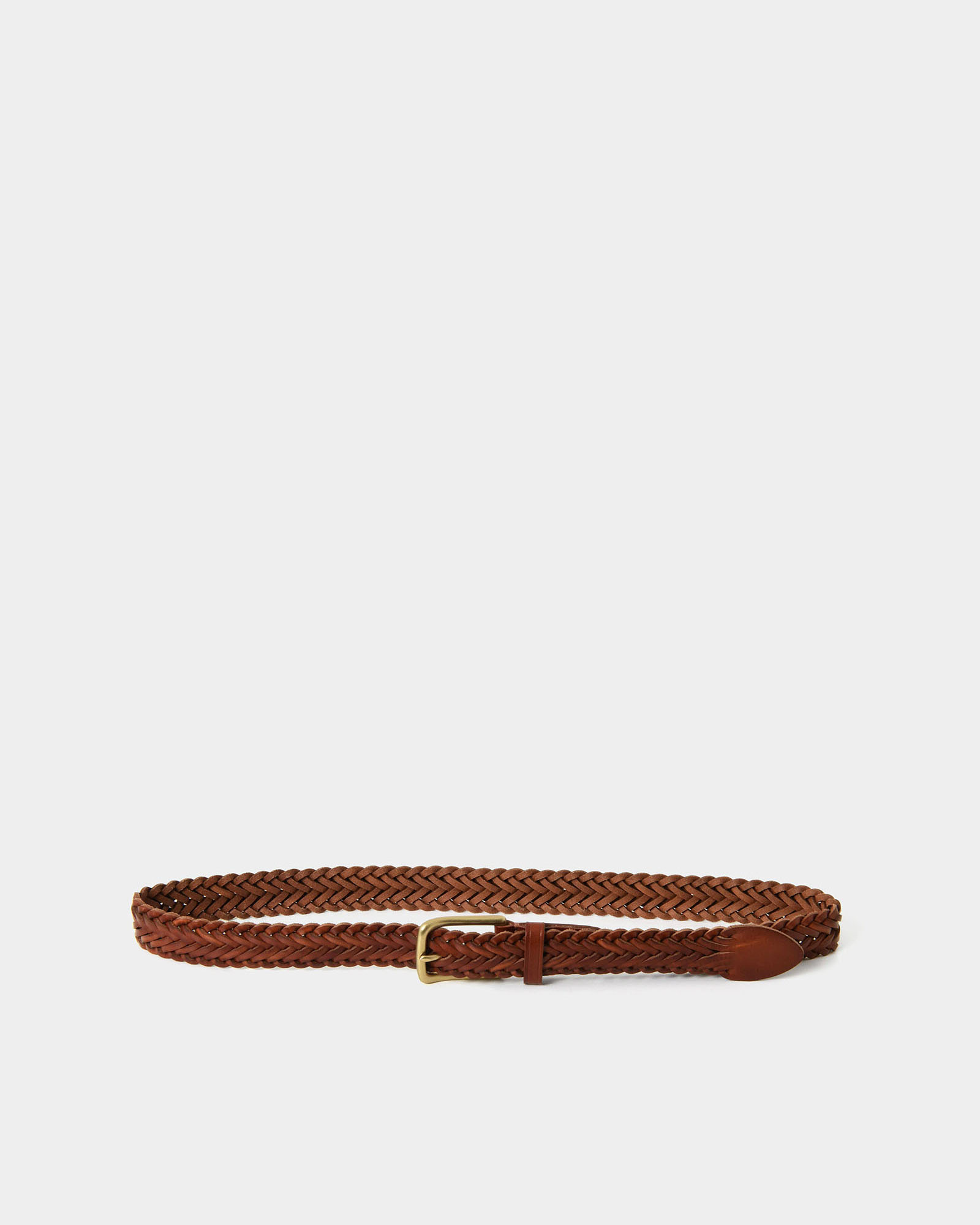 Alexandra Woven Leather Belt