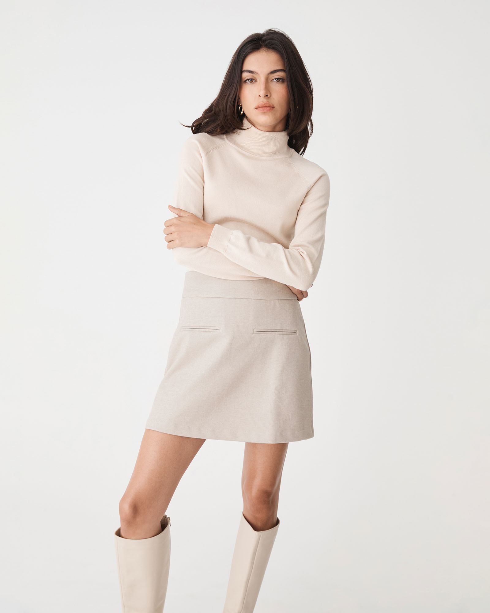 Lara A-line Mini Skirt