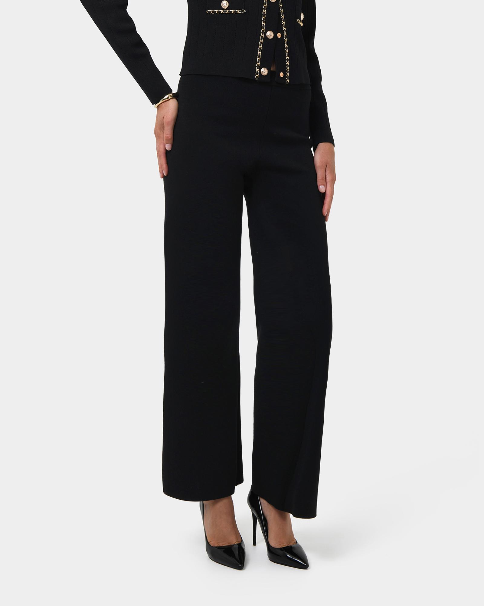 Brianna Wide Leg Knit Pants