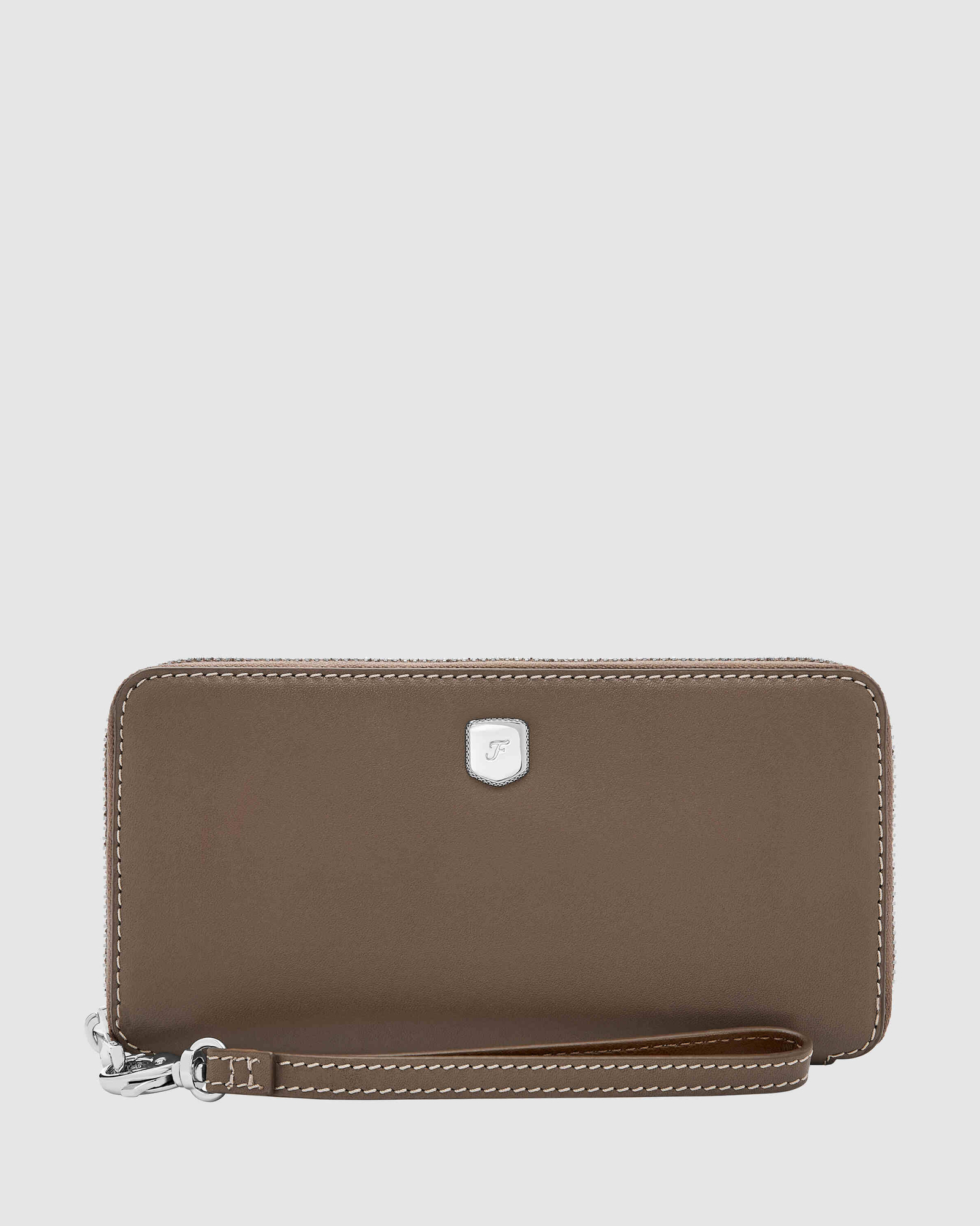 Lennox Grey Clutch