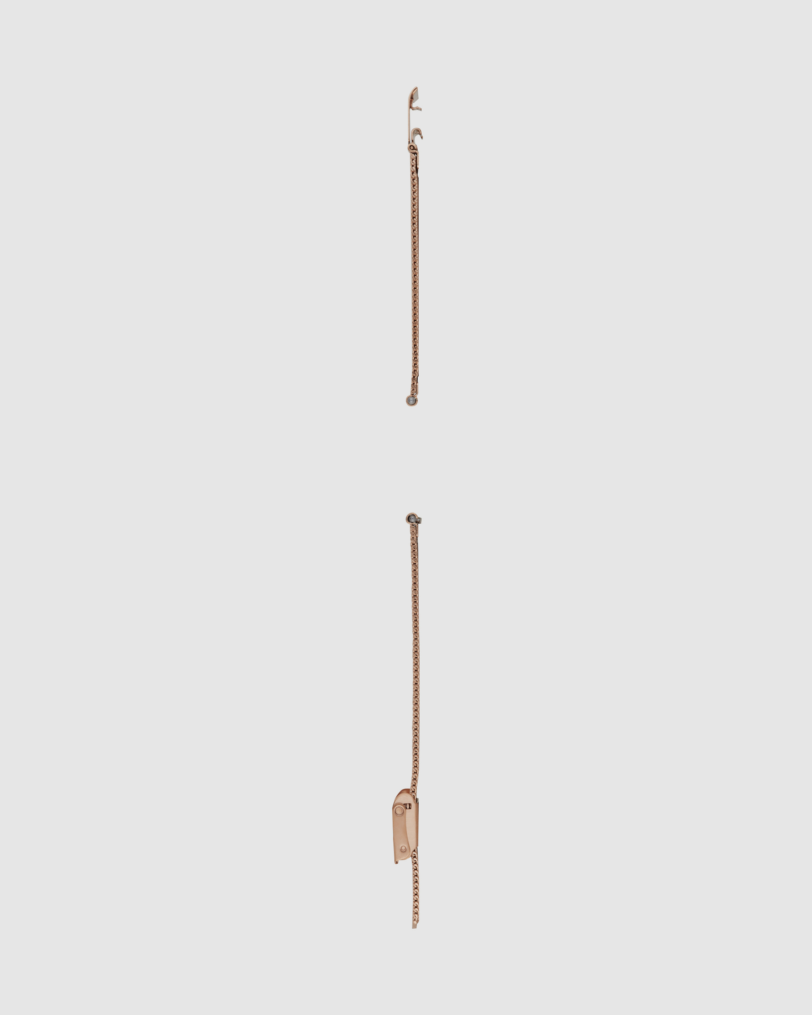 Rose Gold-Tone Strap Bar - Ladies