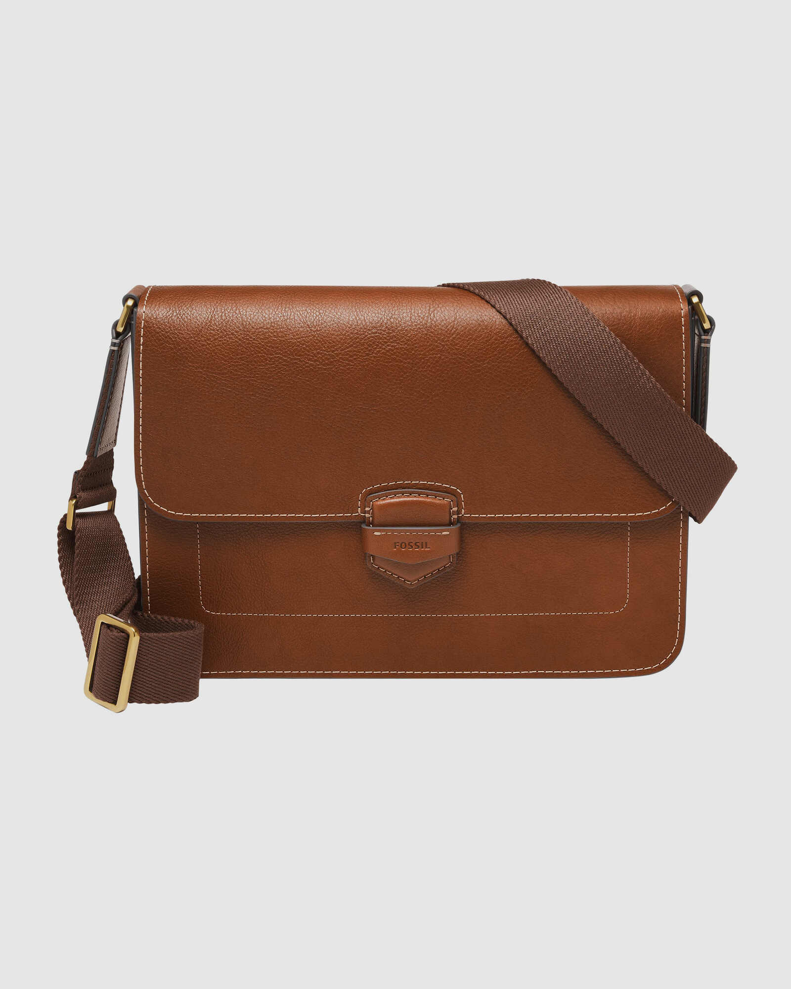Lennox Brown Messenger Bag