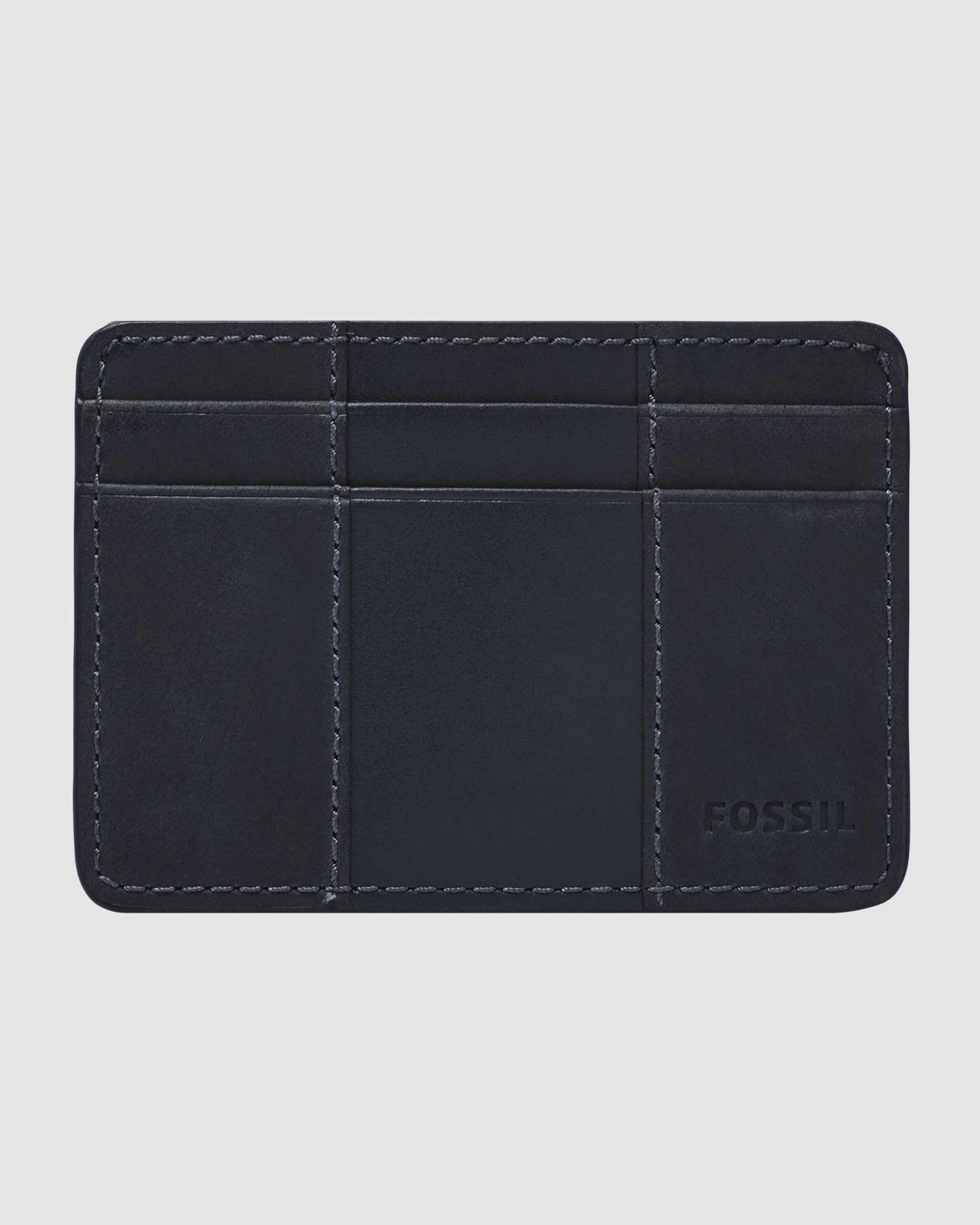 Everett Navy Blue Card Case