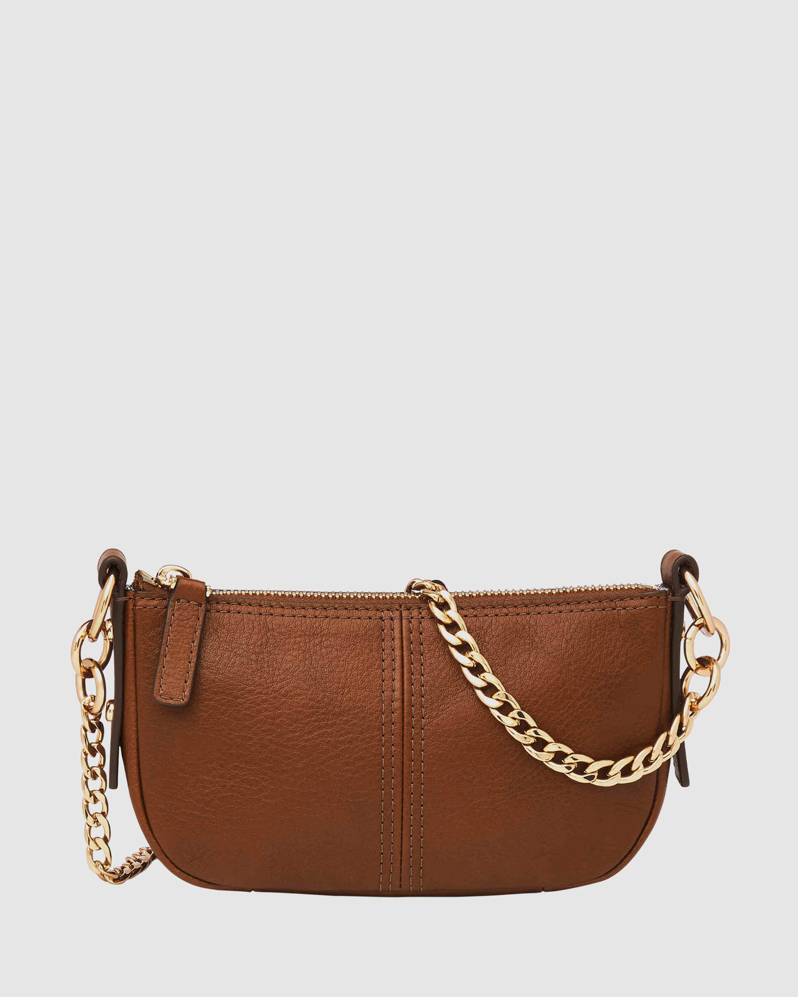 Jolie Brown Mini Crossbody Bag