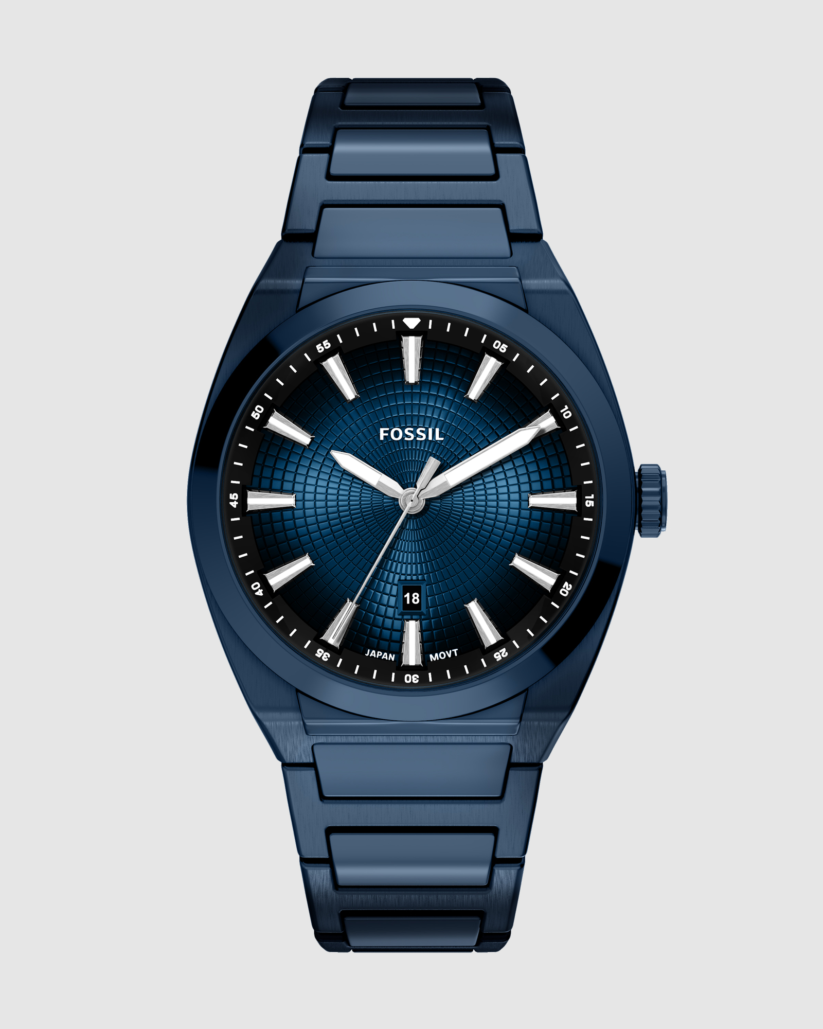 Everett Blue Analogue Watch