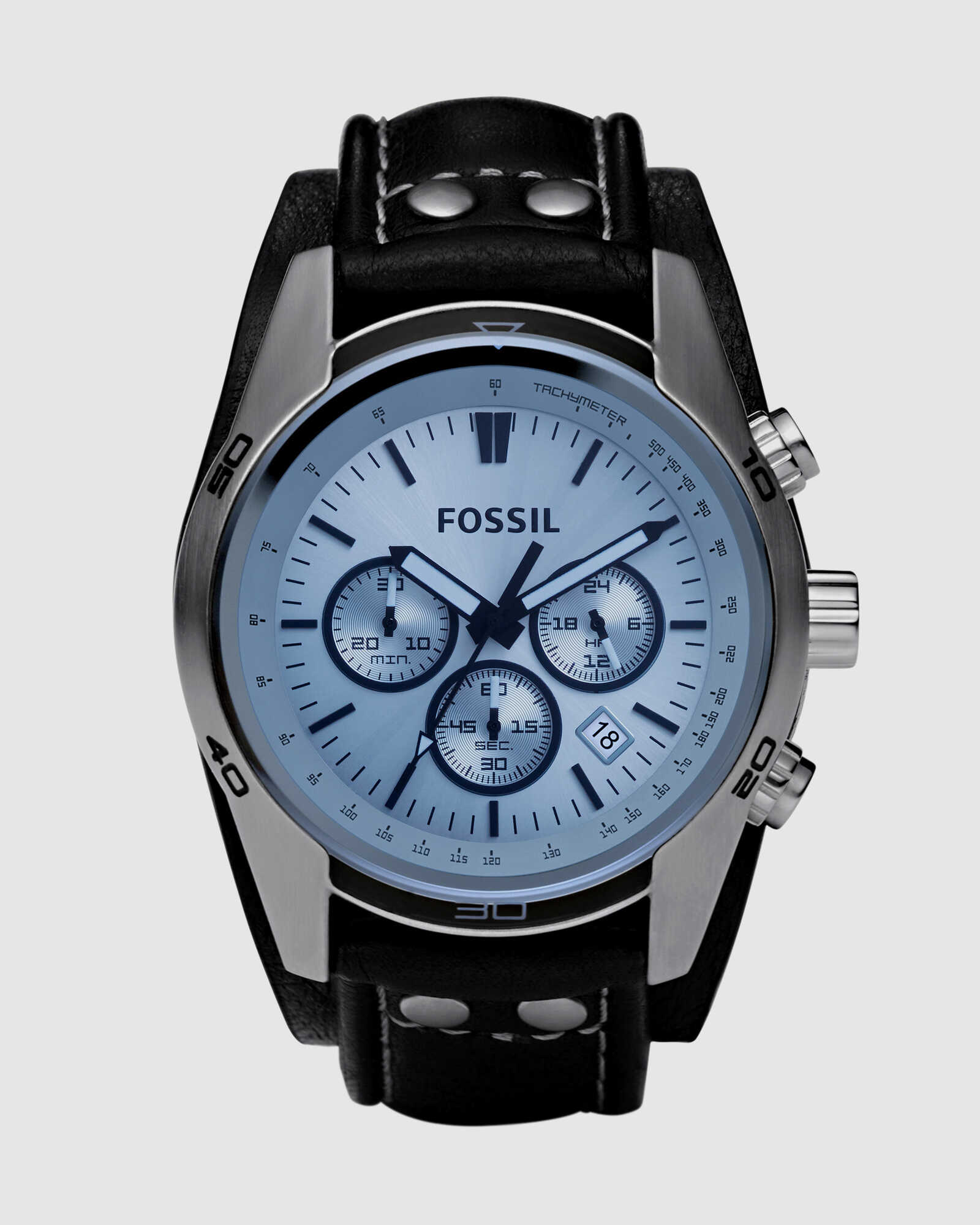 Coachman Black Chronograph Watch