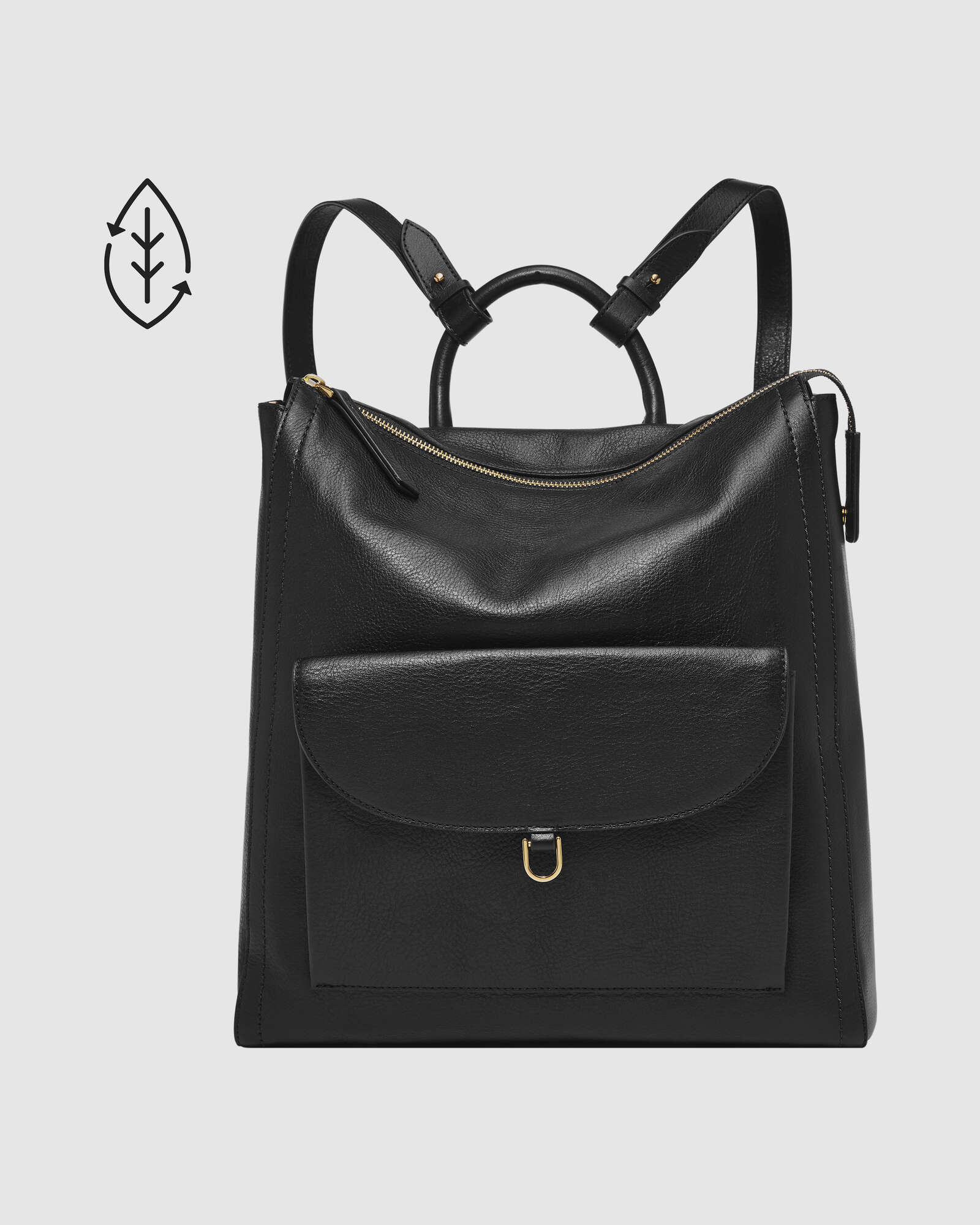 Fossil Parker Black Backpack ZB1836001
