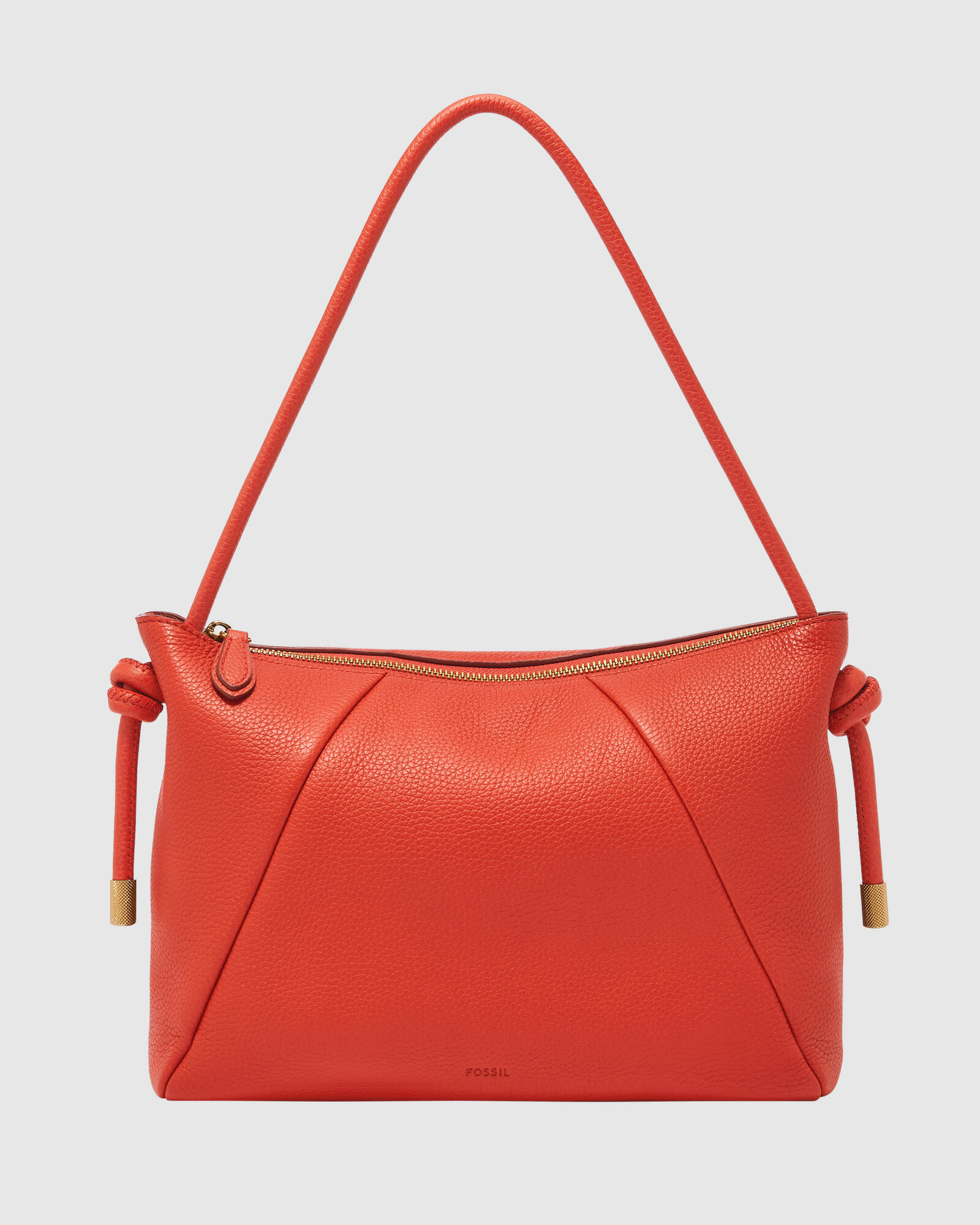 Willa Red Leather Shoulder Bag
