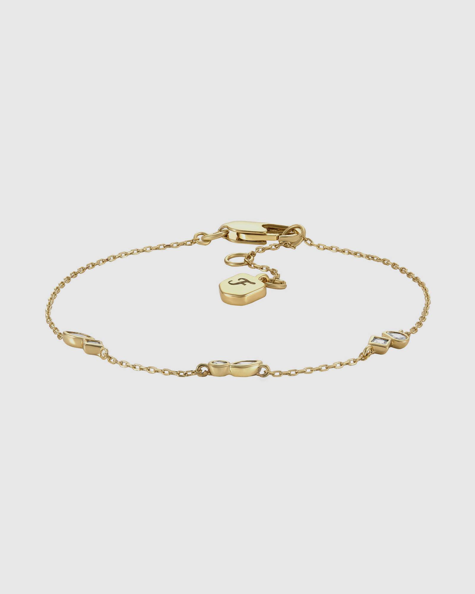Ellis Toi Et Moi Gold-Tone Bracelet
