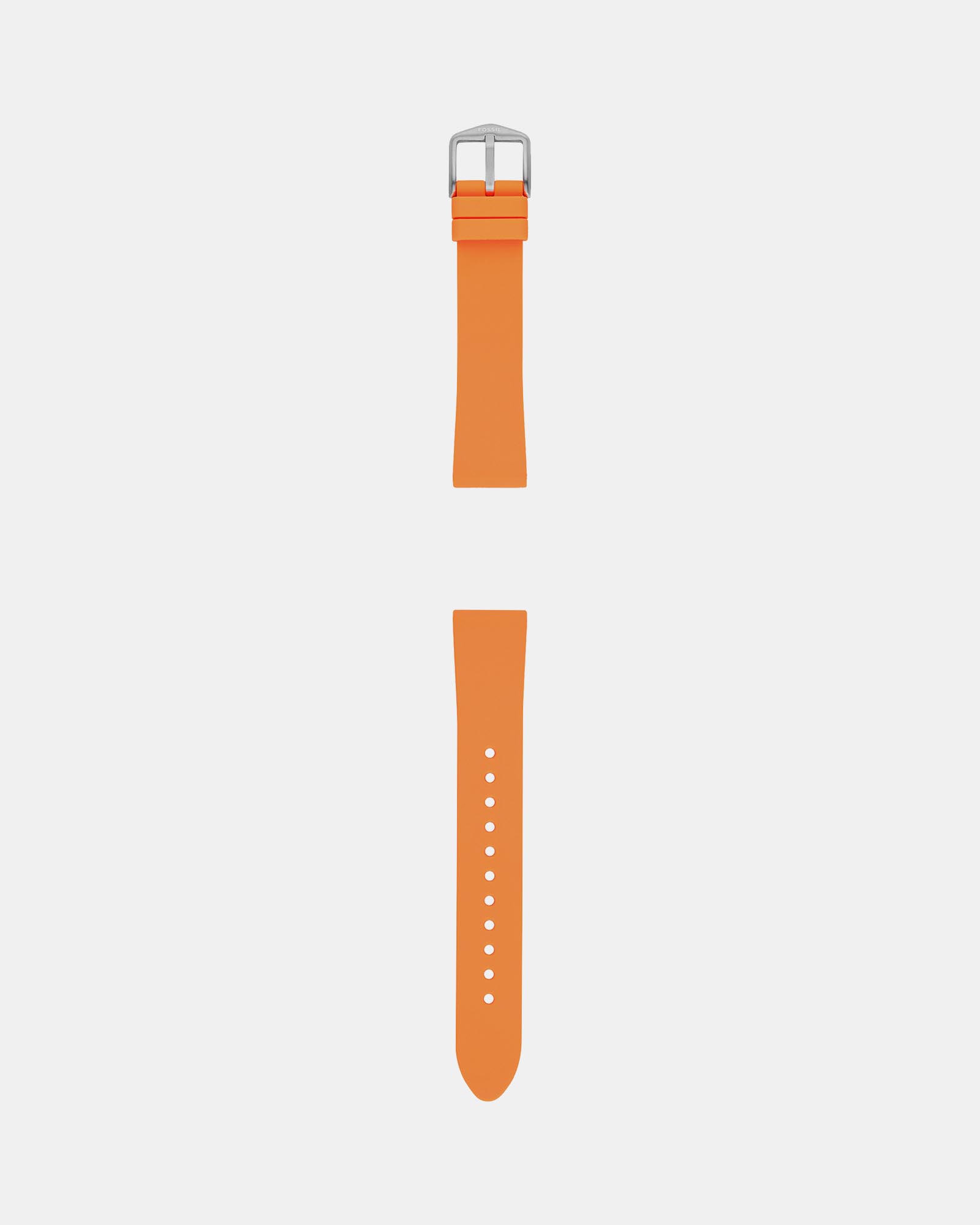 18mm Tangerine Silicone Strap
