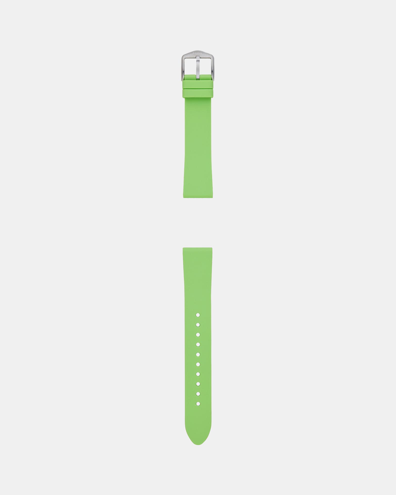18mm Lime Silicone Strap