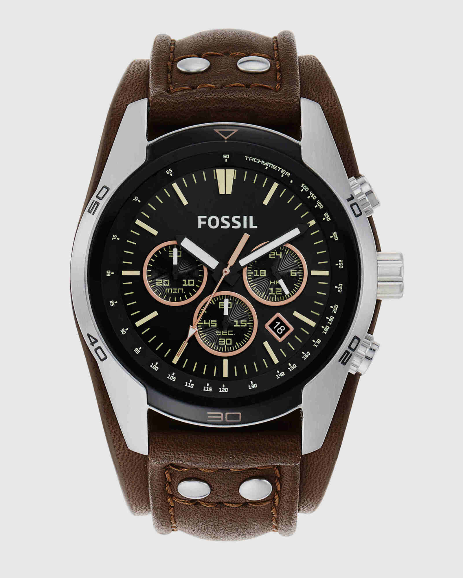 Fossil Coachman Dark Brown Watch CH2891