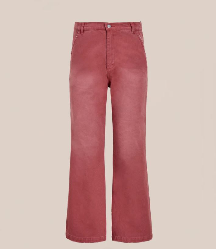 Canvas Faded Pants