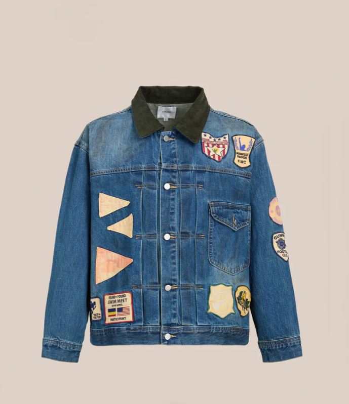Denim Patchwork Jacket