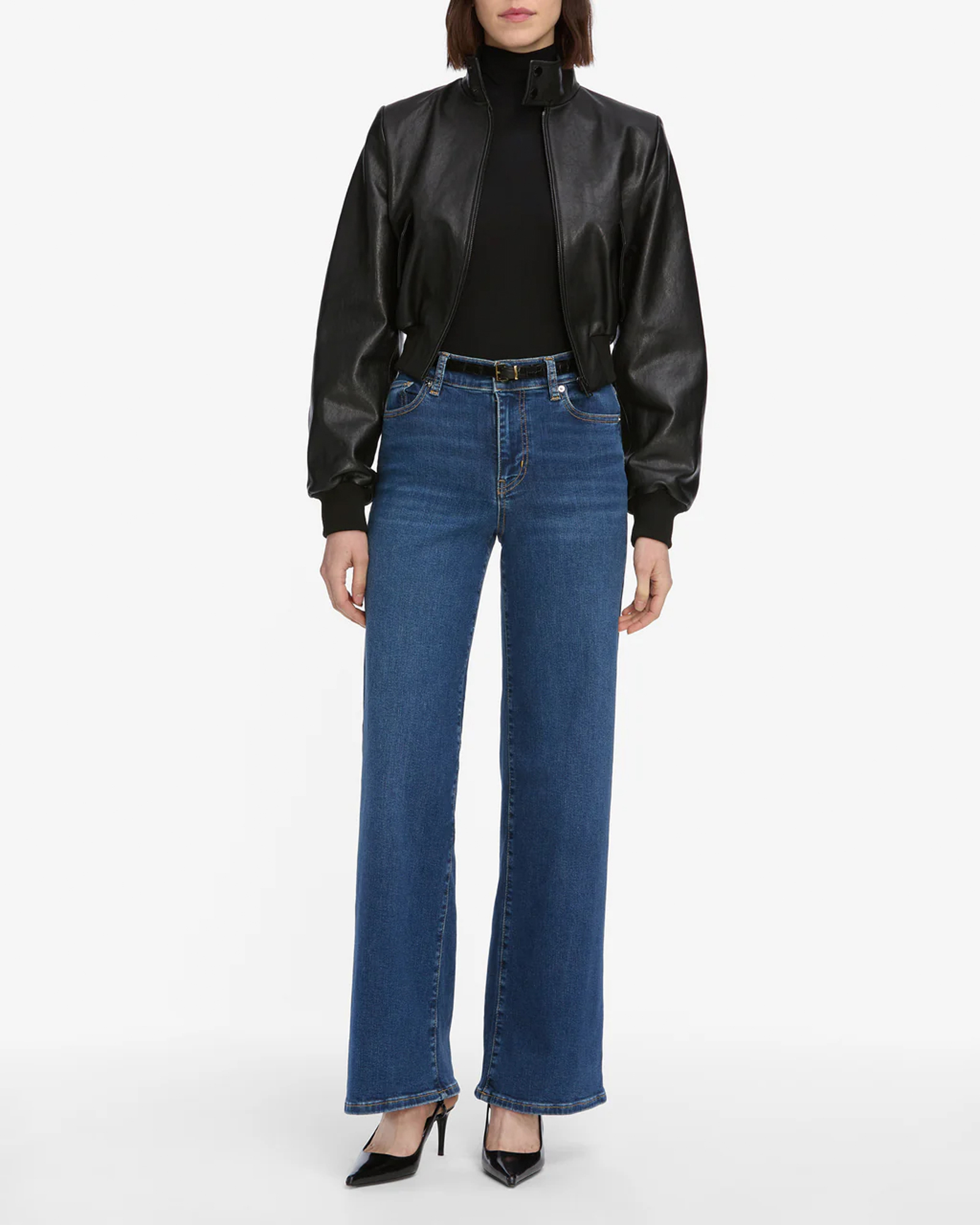 Le Slim Palazzo Jeans