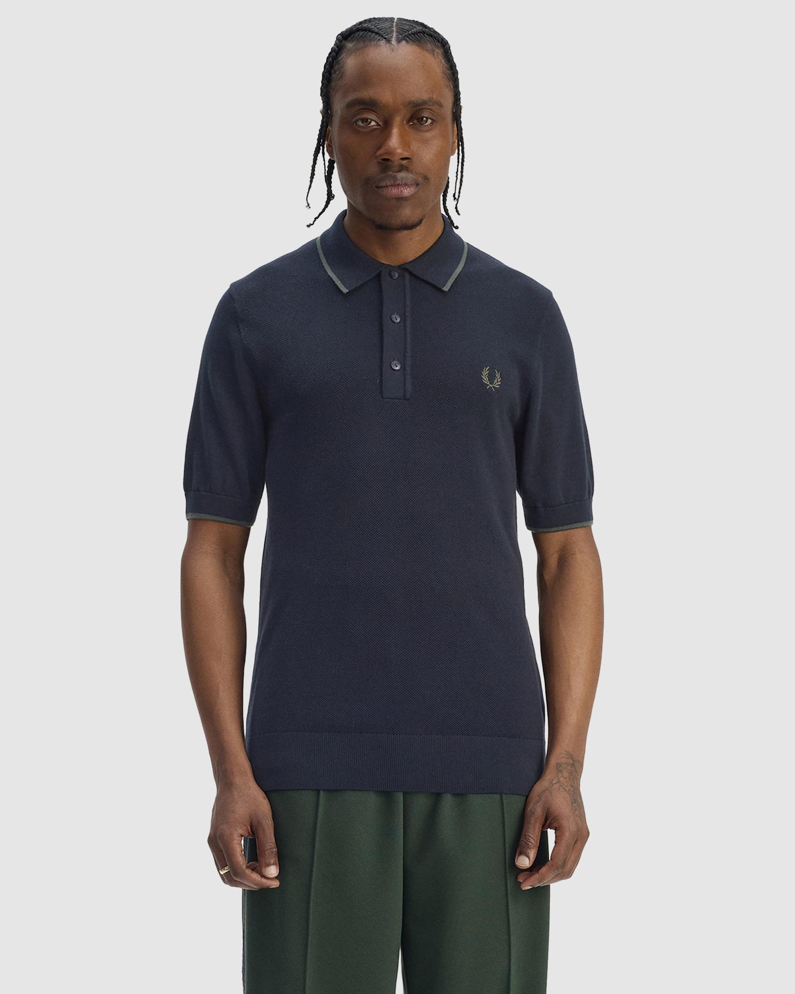 Pique Stitch Knitted Shirt