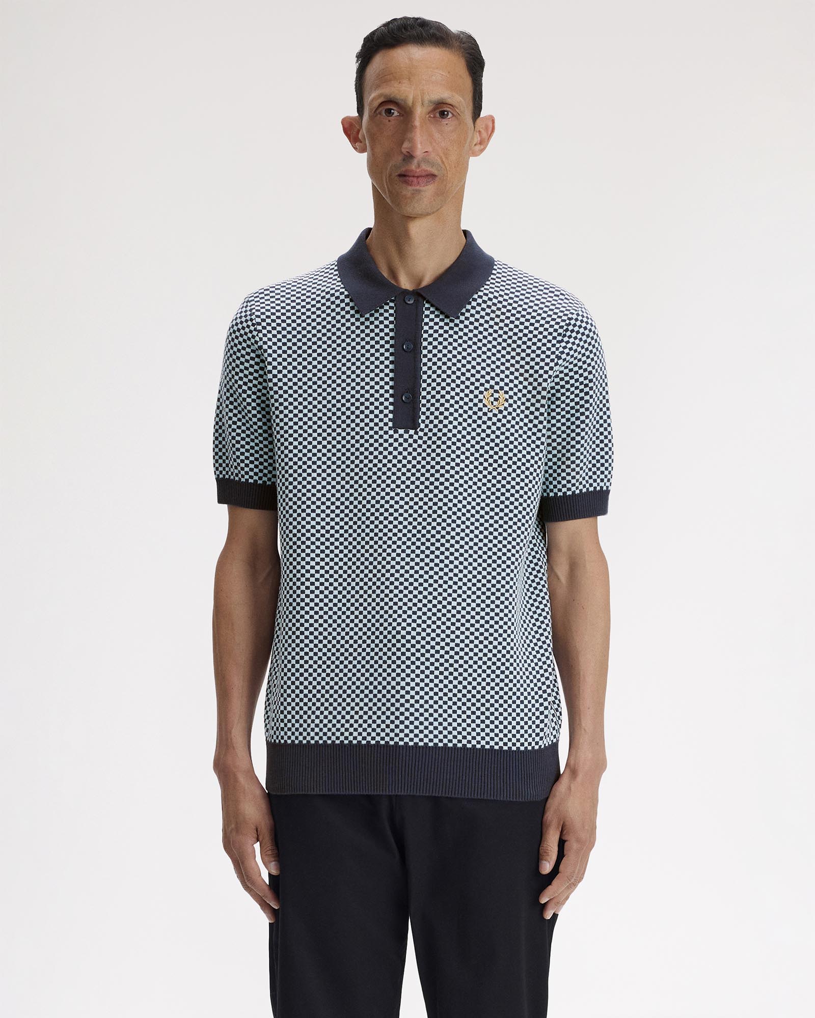 Chequerboard Laurel Wreath Polo