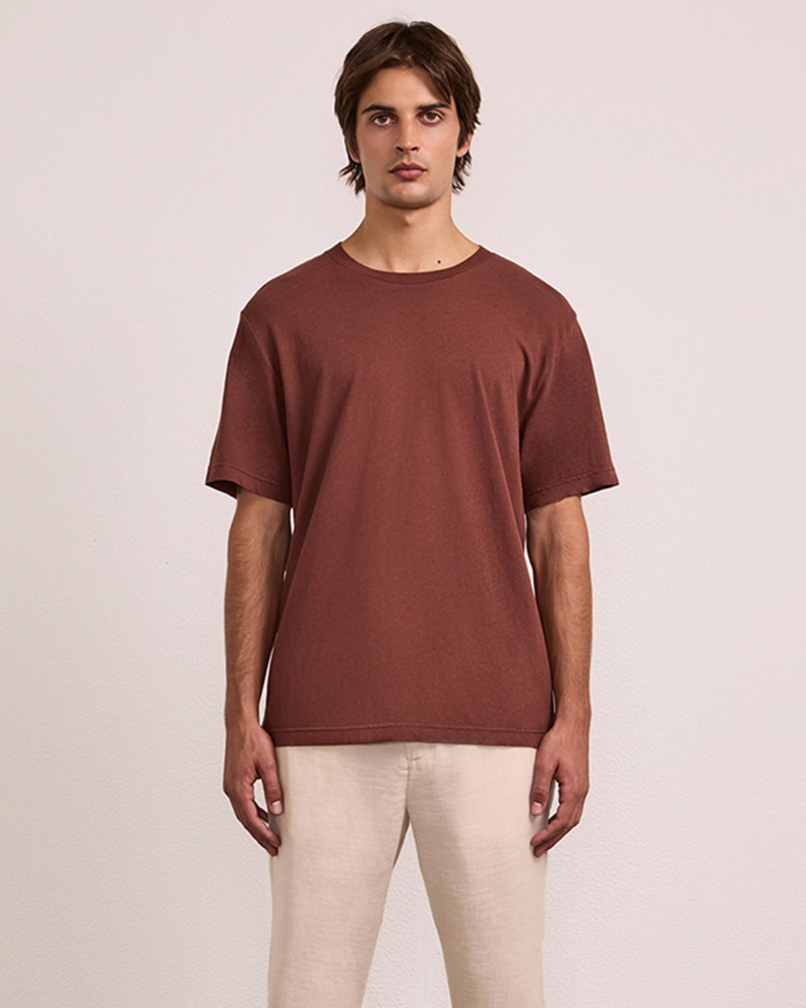 Dinis Linen Blend T-Shirt