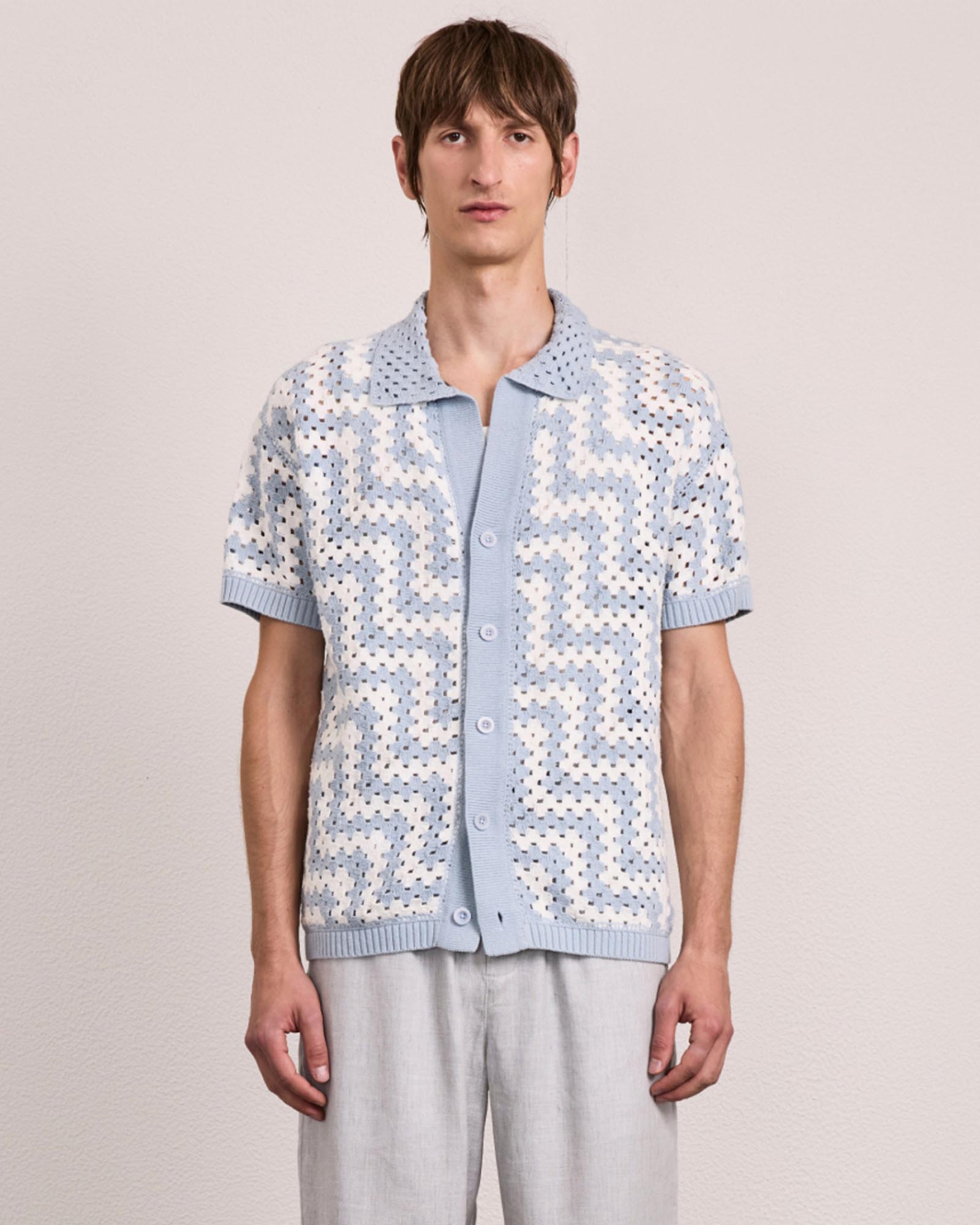 Pinto Cotton Crochet SS Cardigan