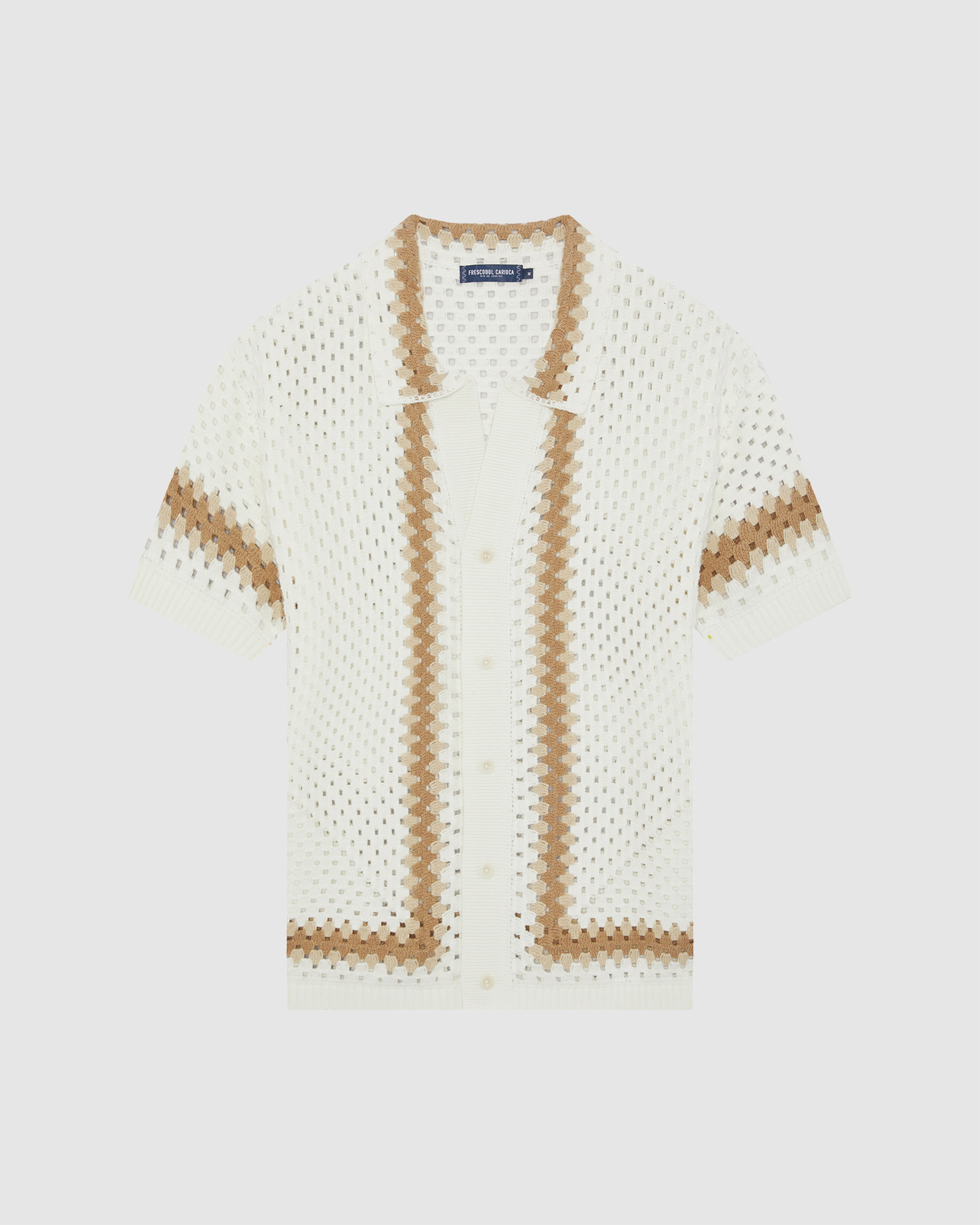 Marques Cotton SS Crochet Cardigan