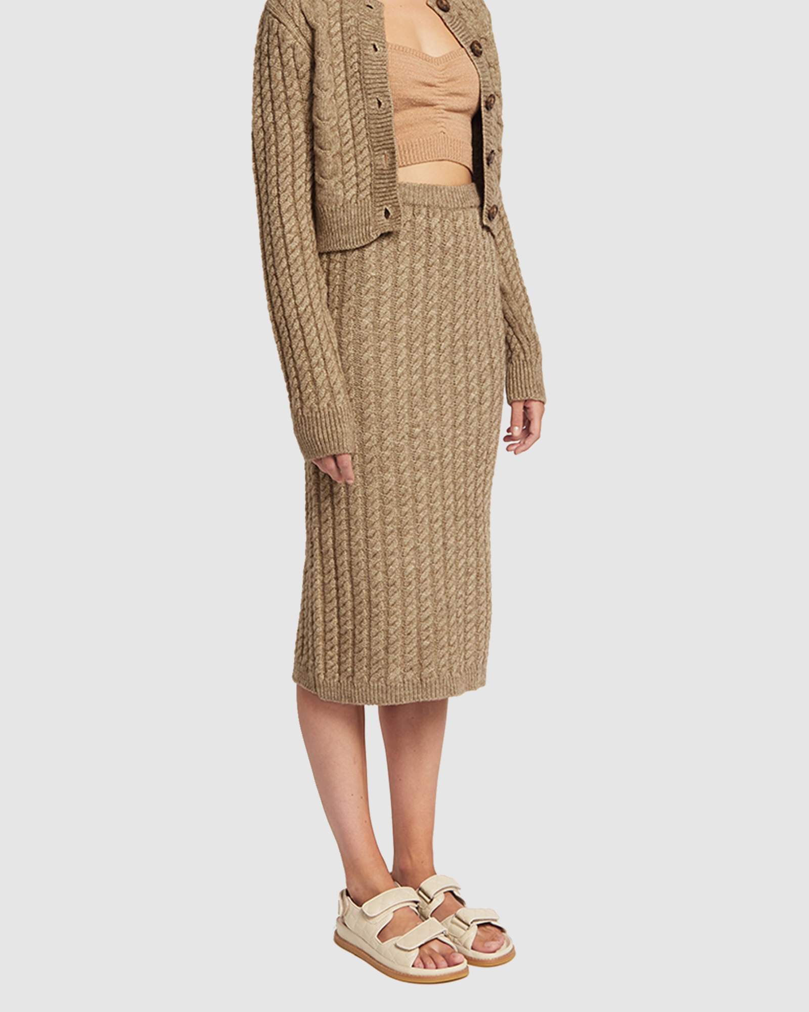 Miller Cable Knit Skirt