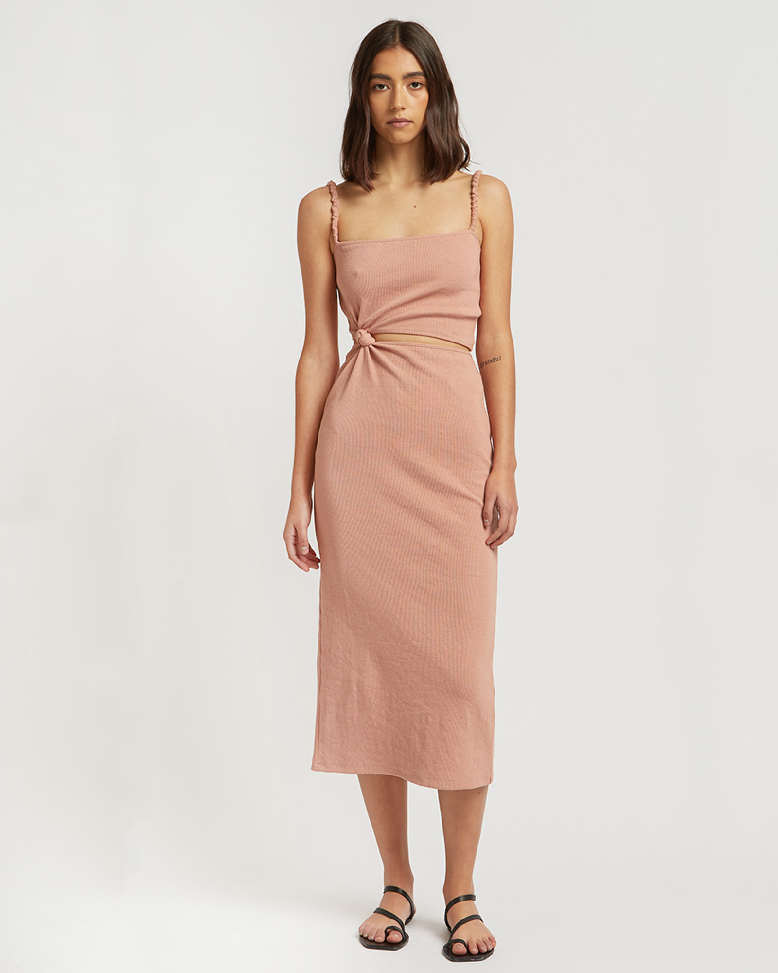 Jules Cotton Cut-Out Dress