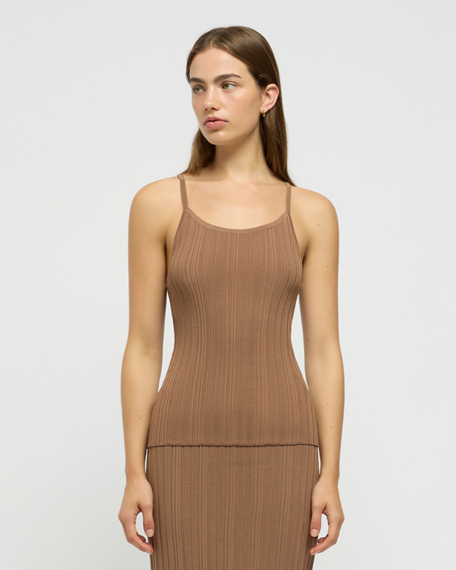 Reflection Ribbed Knit Singlet