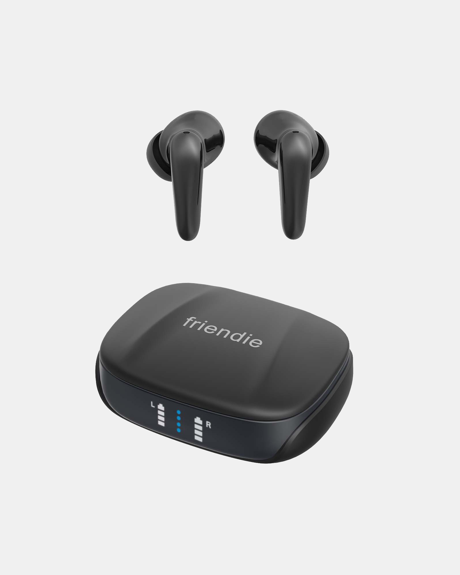 AIR Focus ANC Matte Black Noise Cancelling Earbuds (True Wireless In Ear Headphones)