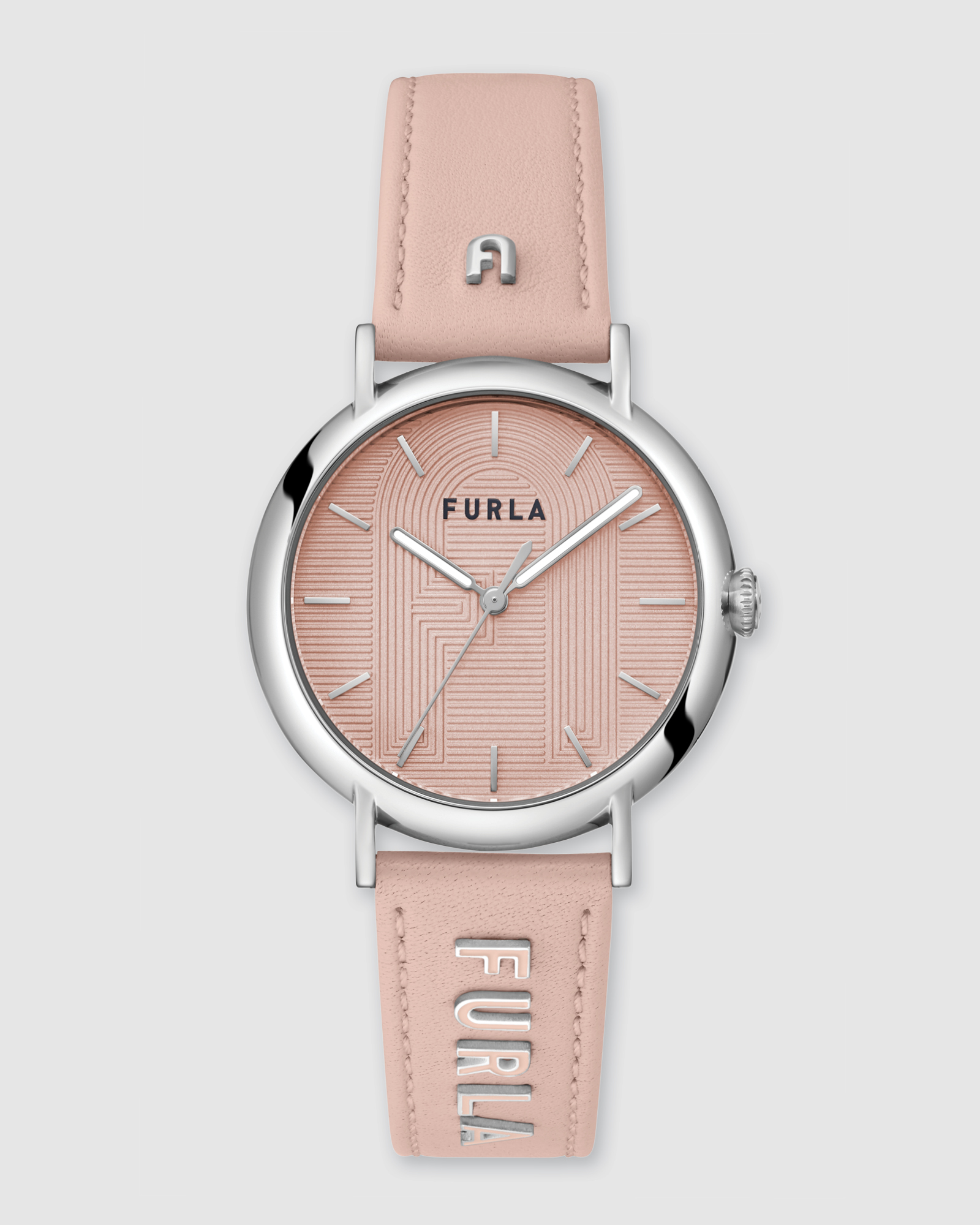 Heritage Furla Easy Shape Silver Tone