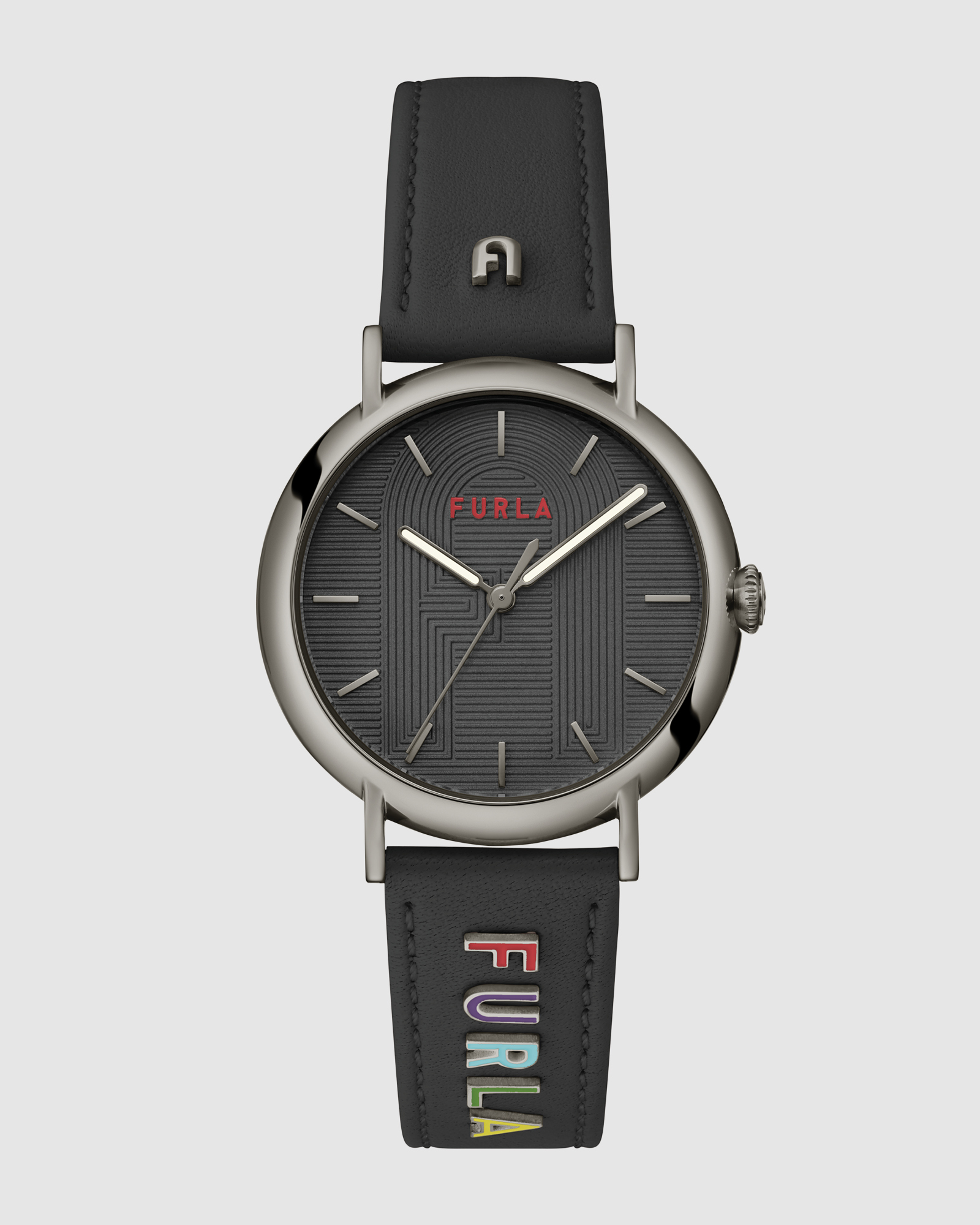 Heritage Furla Easy Shape Gunmetal