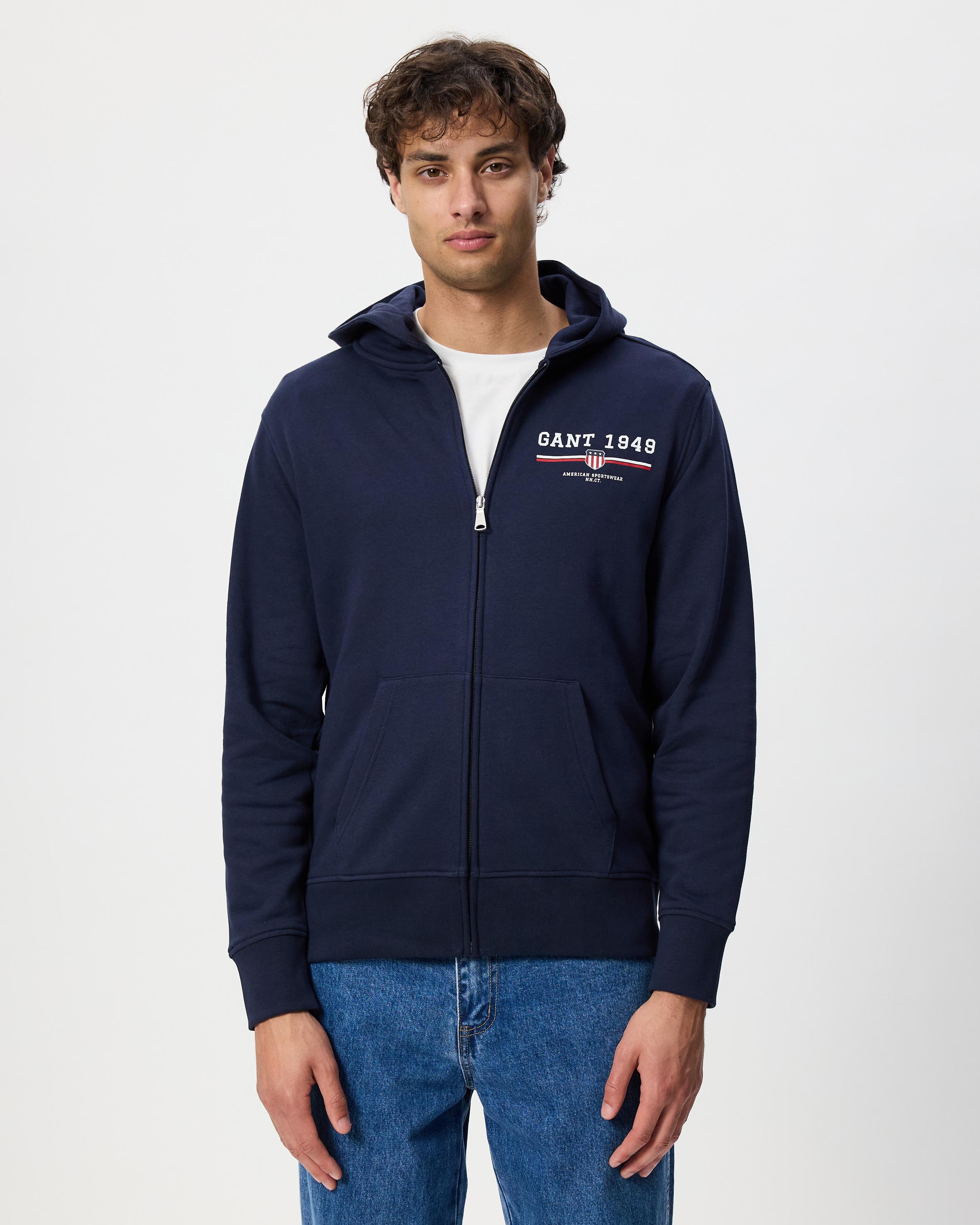 Graphic Full Zip Hoodie