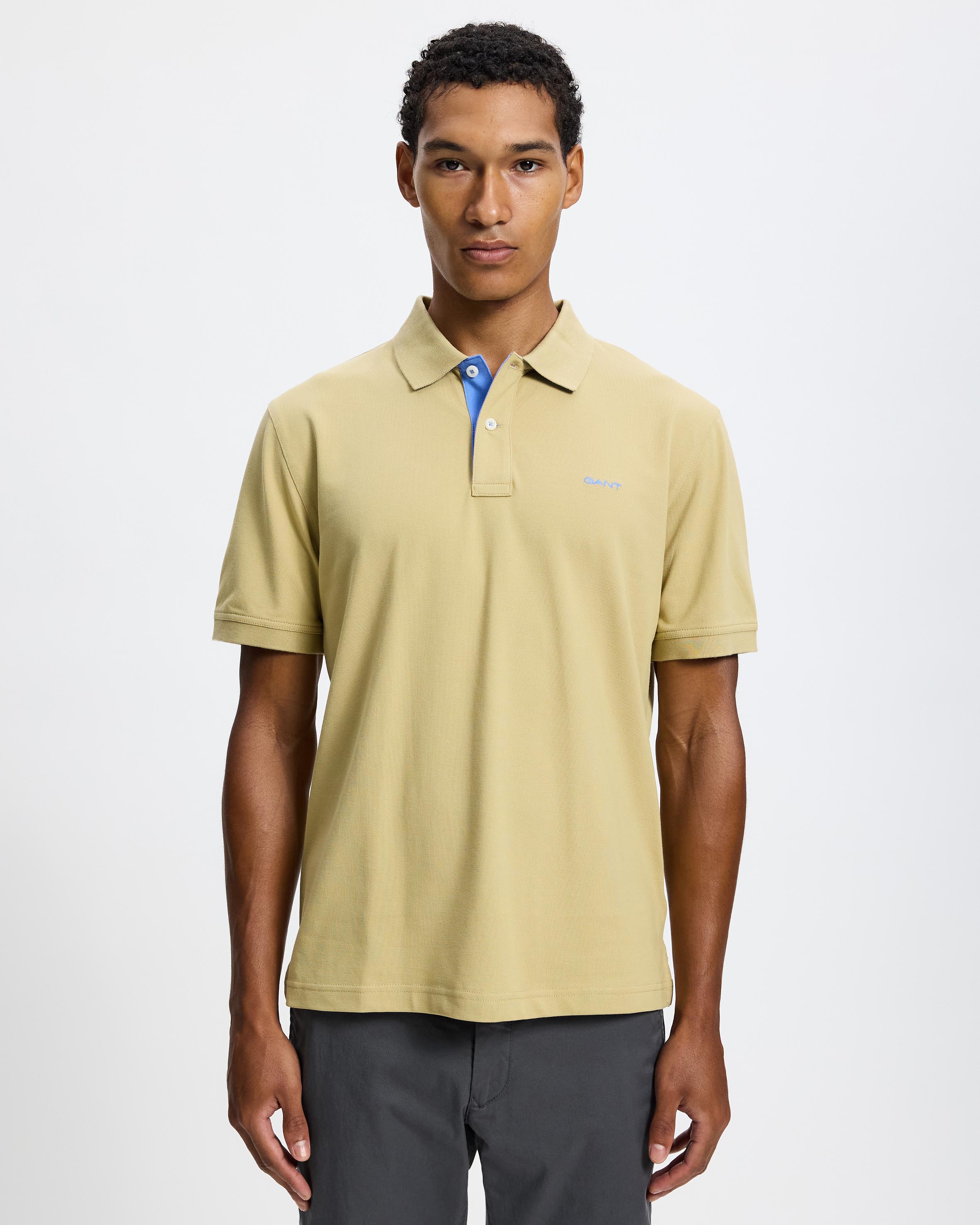 Reg Contrast Pique SS Polo